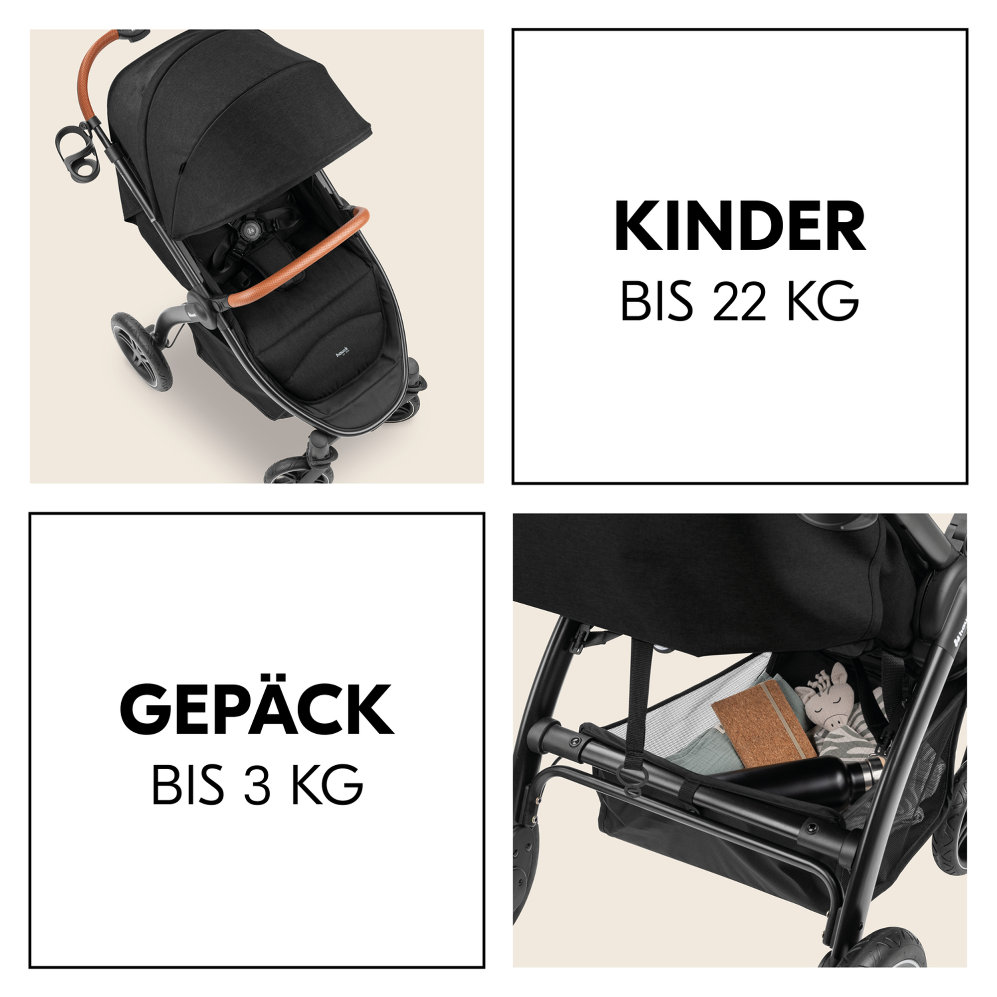 Produkte, hauck, Schwarz – Produktansicht