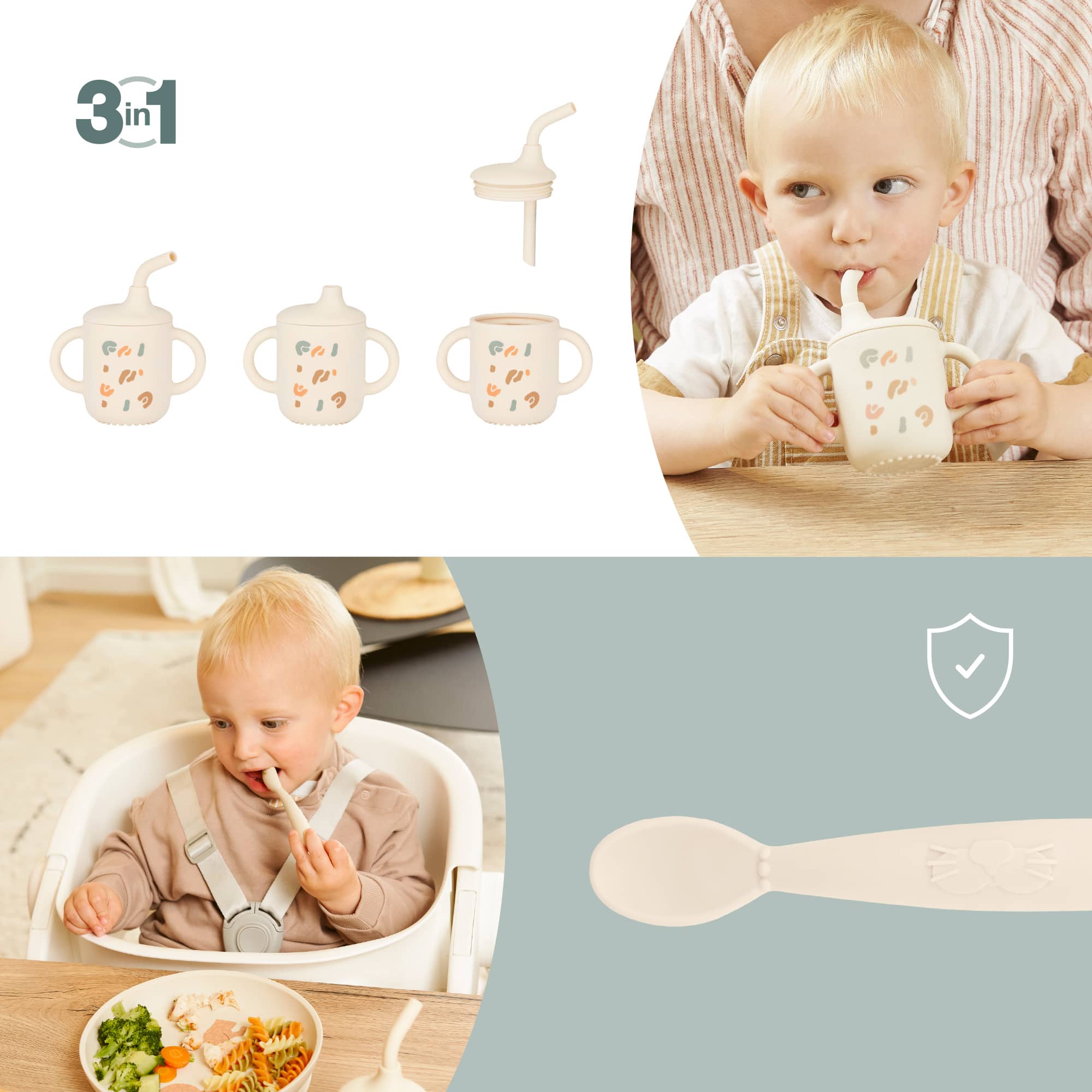Besteck & Geschirr, babymoov, Beige – Produktansicht