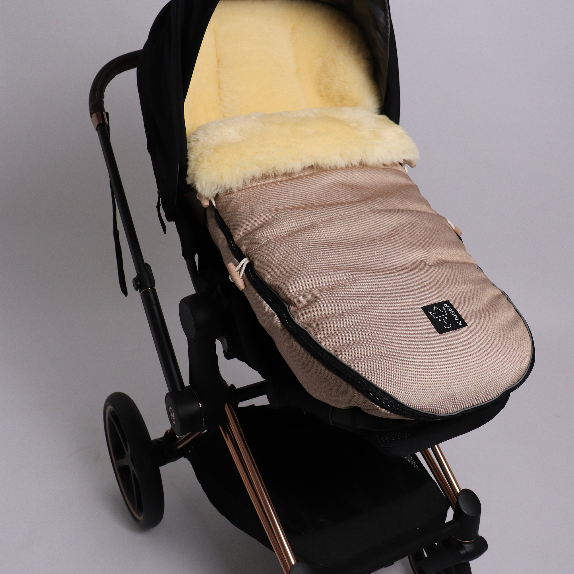 Fußsäcke & Decken, KAISER, Beige – Produktansicht