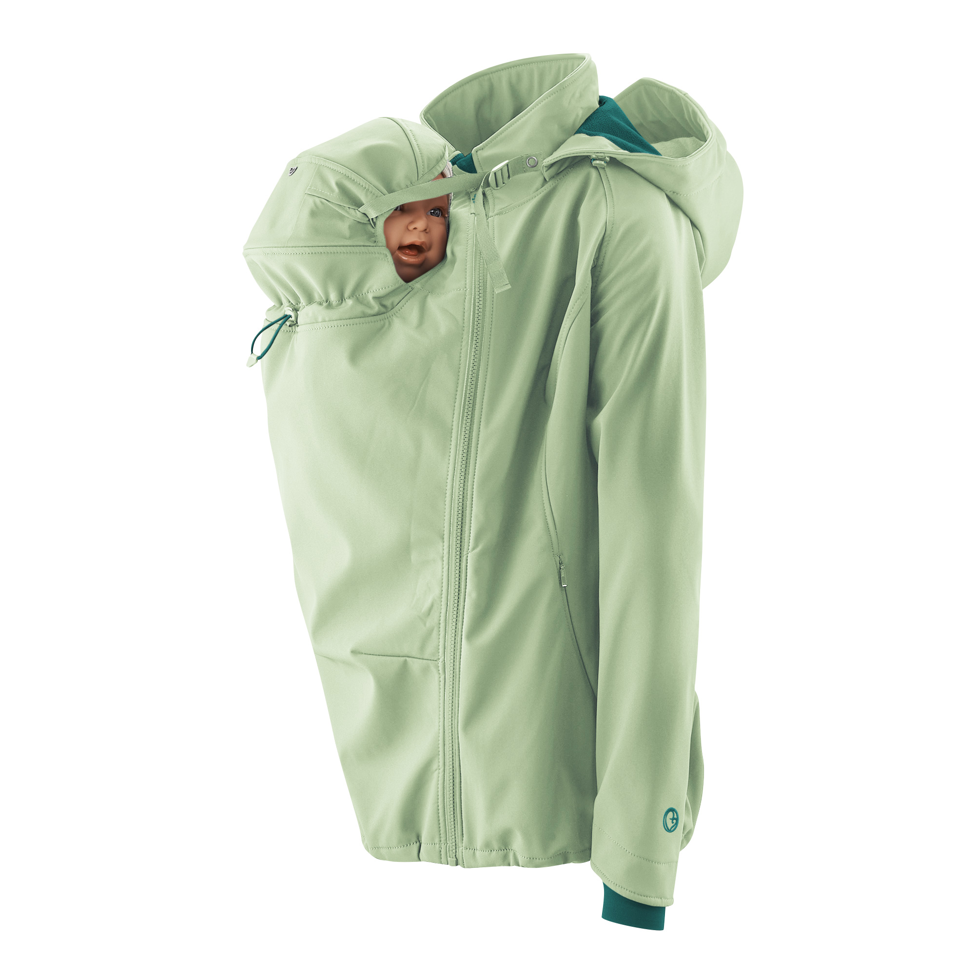 こそmama mamalila Softshell-Tragejacke Allrounder Mint | BabyOne