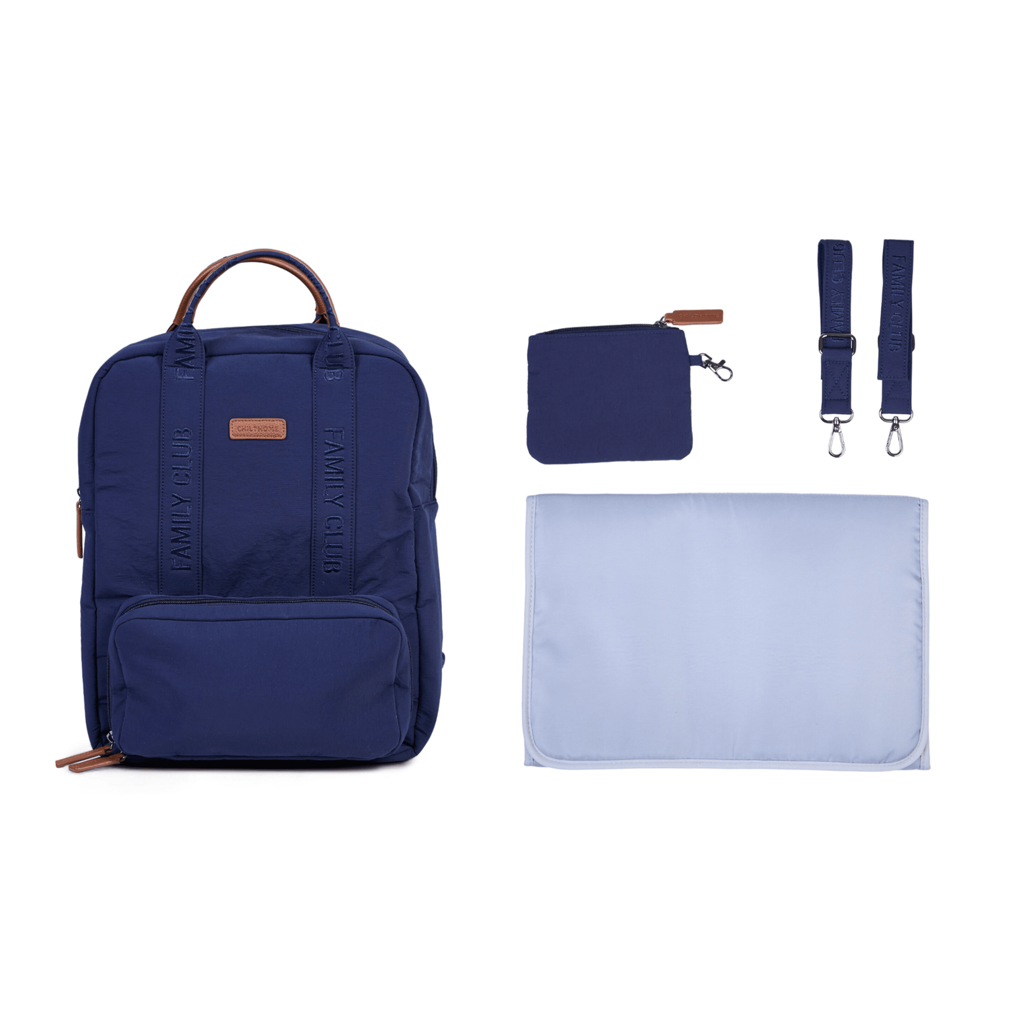 Wickelrucksäcke, CHILDHOME, Blau – Produktansicht