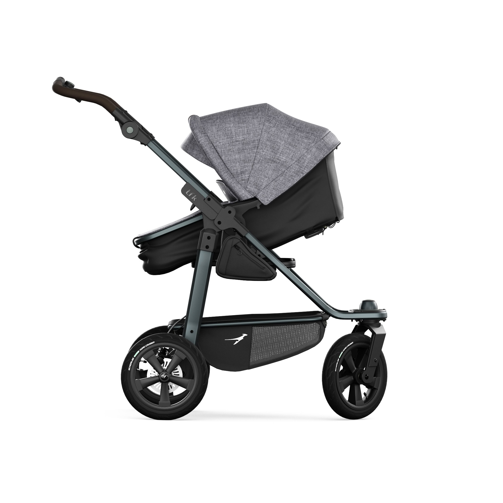 Kombi-Kinderwagen, tfk, Grau – Produktansicht