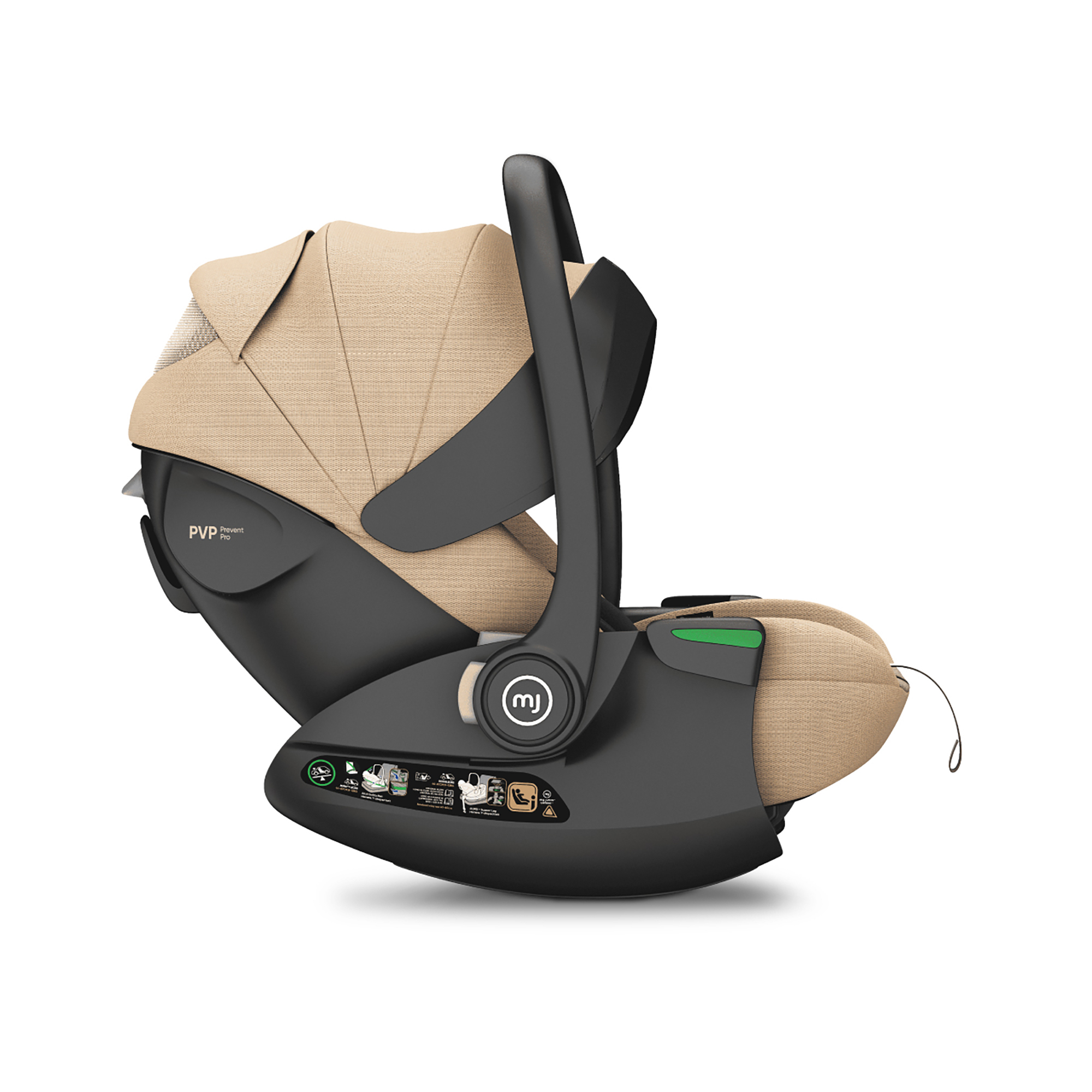 Babyschalen 0-13 kg, Gruppe 0+, My junior, Beige – Produktansicht