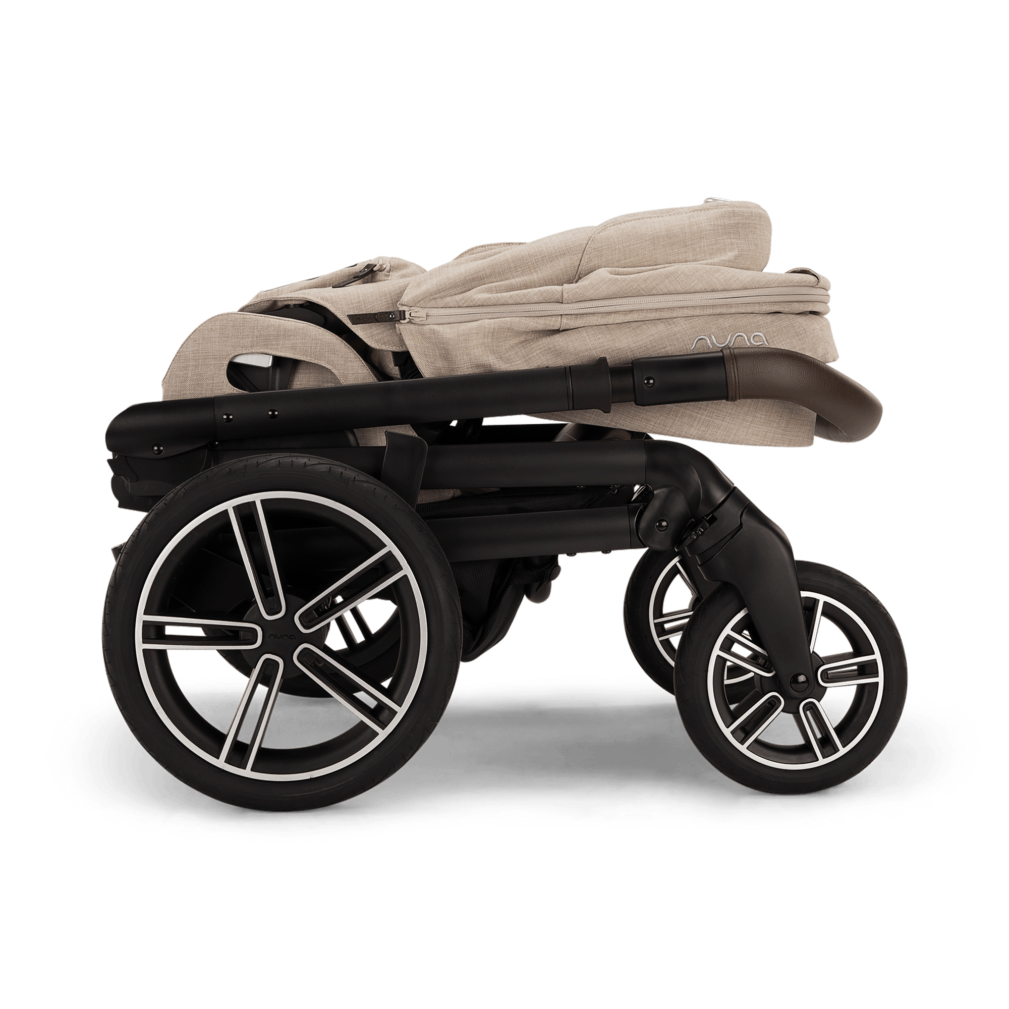 Kombi-Kinderwagen, nuna, Beige – Produktansicht