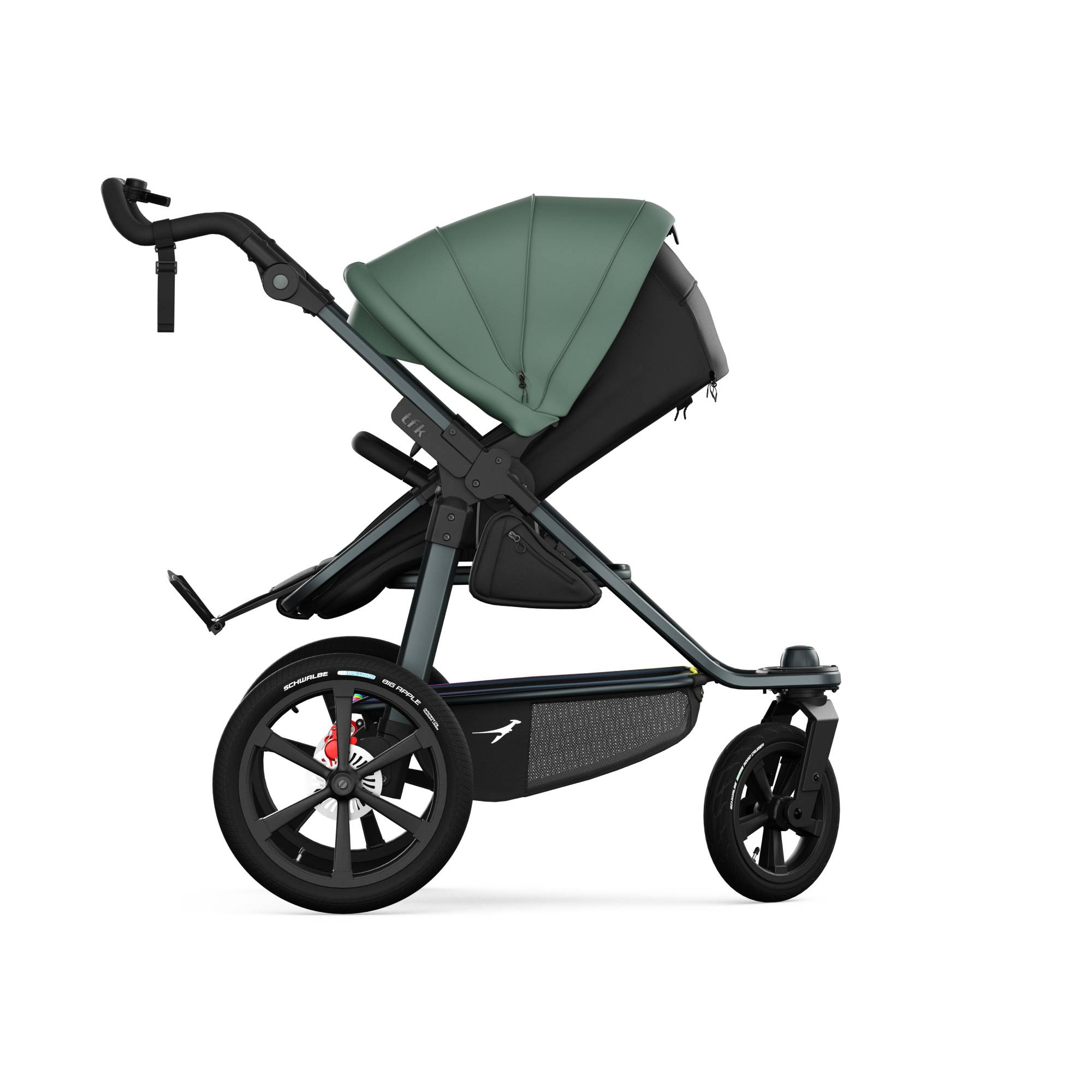 Kombi-Kinderwagen, tfk, Grün – Produktansicht