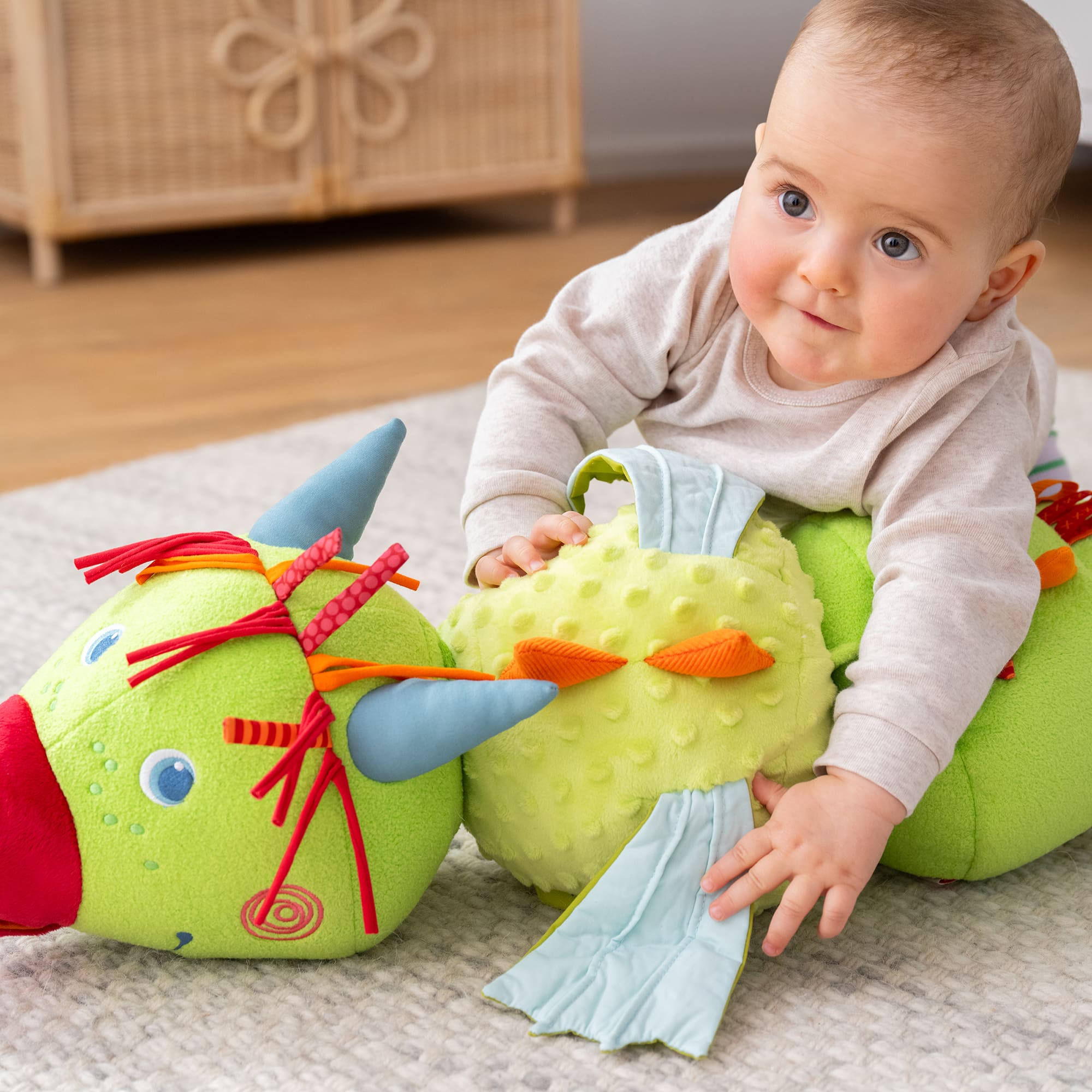 Krabbelspielzeug, HABA, Grün – Produktansicht