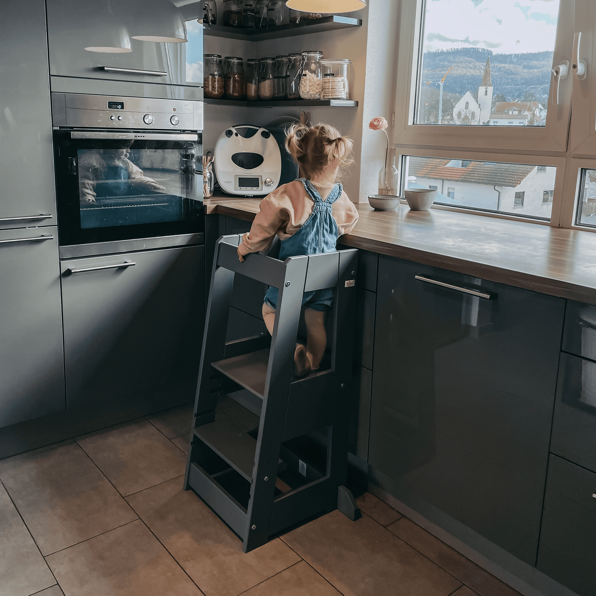 Lerntürme, tiSsi, Grau – Produktansicht