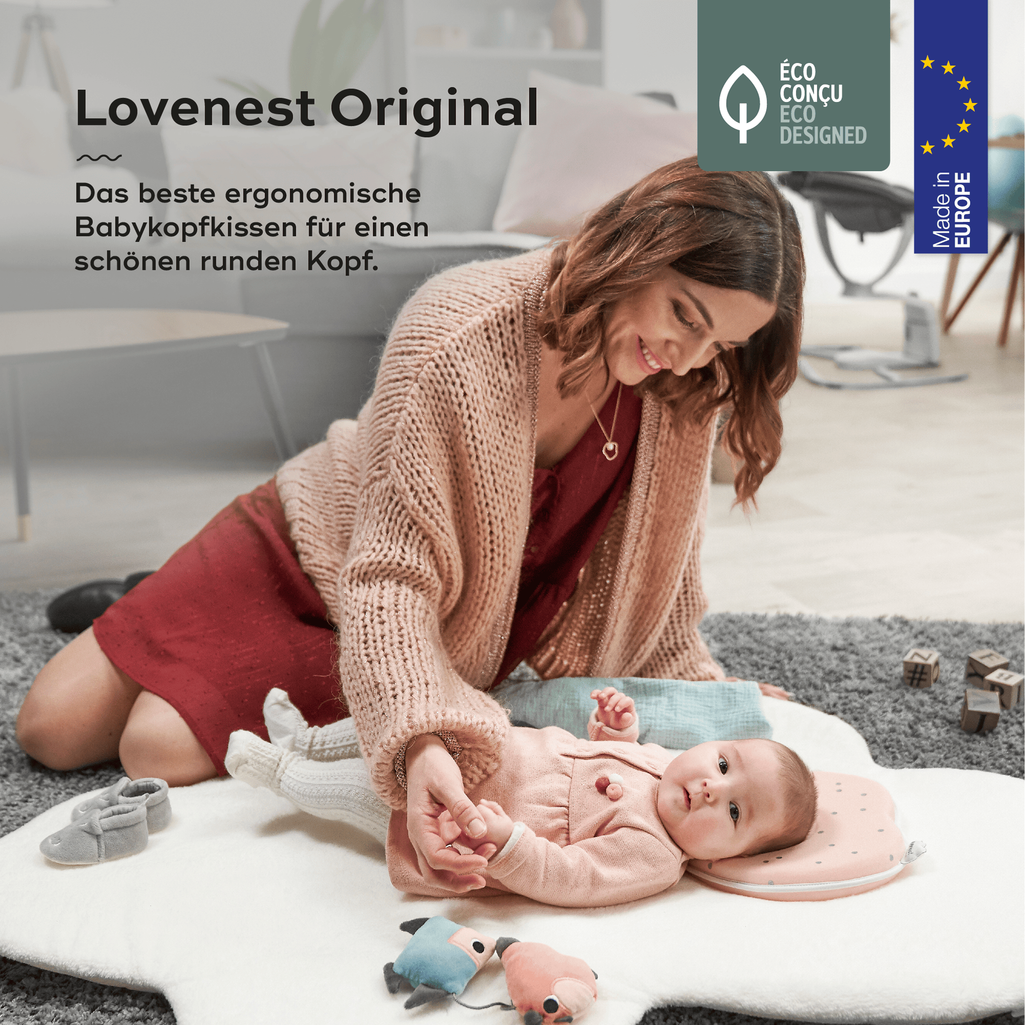 Bettdecken & Kissen, babymoov, Pink – Produktansicht