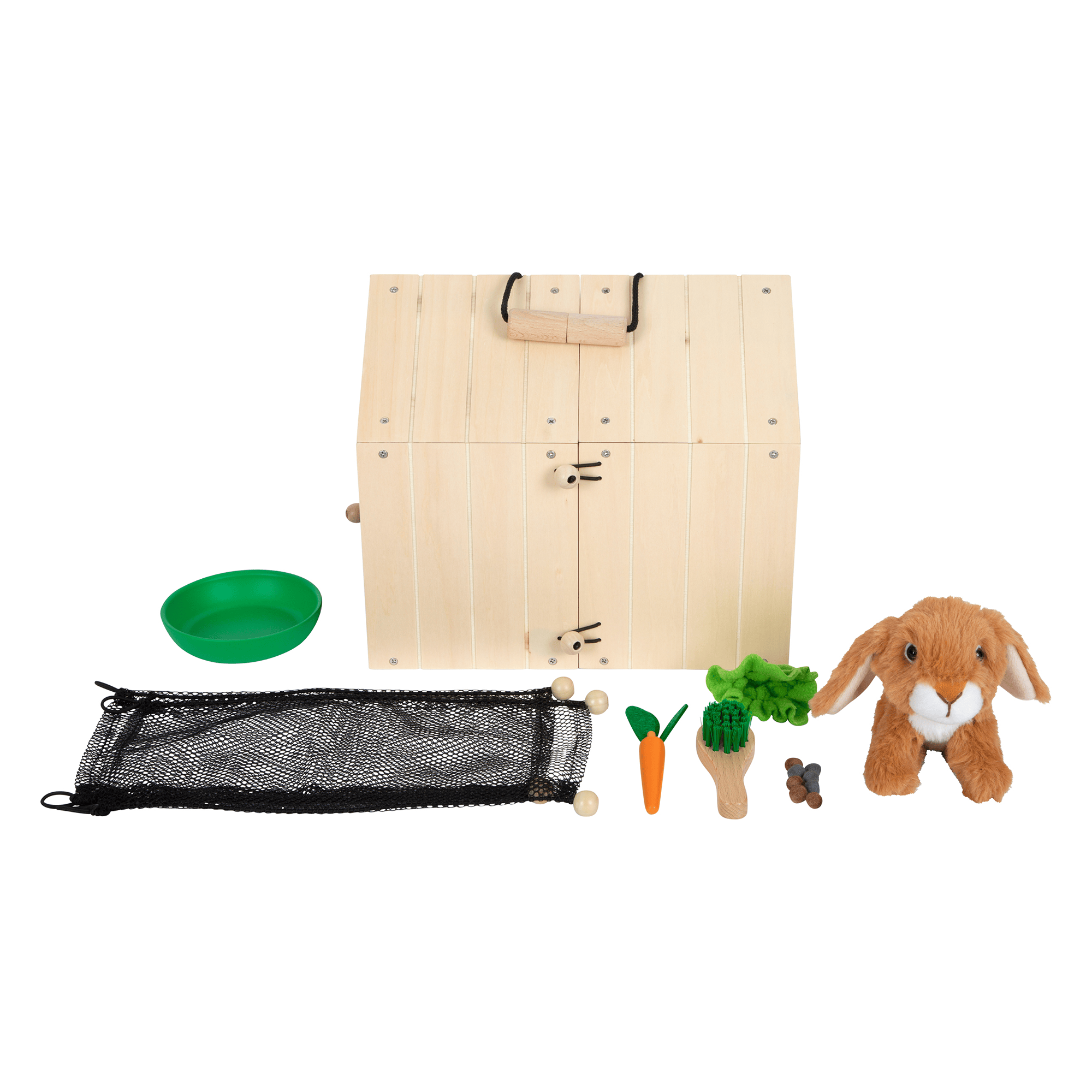 Holzfiguren, small foot, Mehrfarbig – Produktansicht