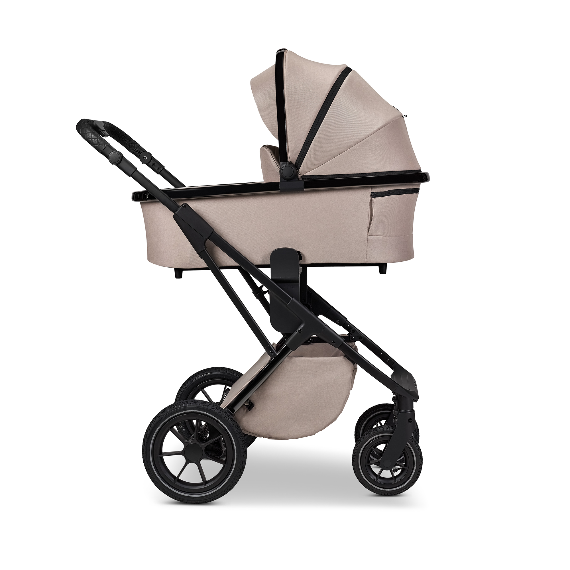 Kombi-Kinderwagen, MOON, Beige – Produktansicht