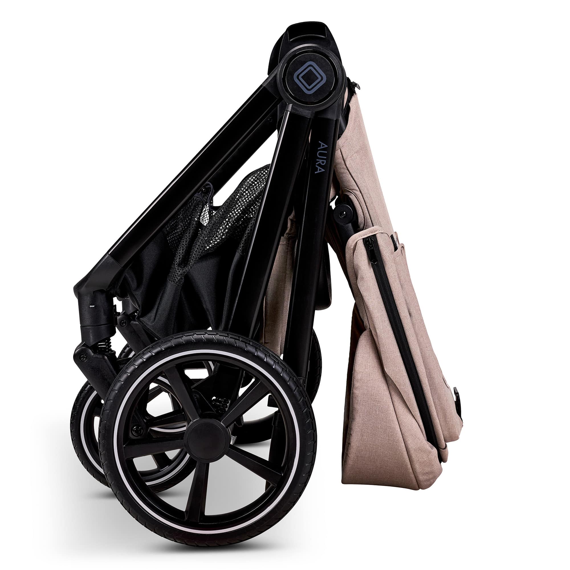 Kombi-Kinderwagen, MOON, Beige – Produktansicht