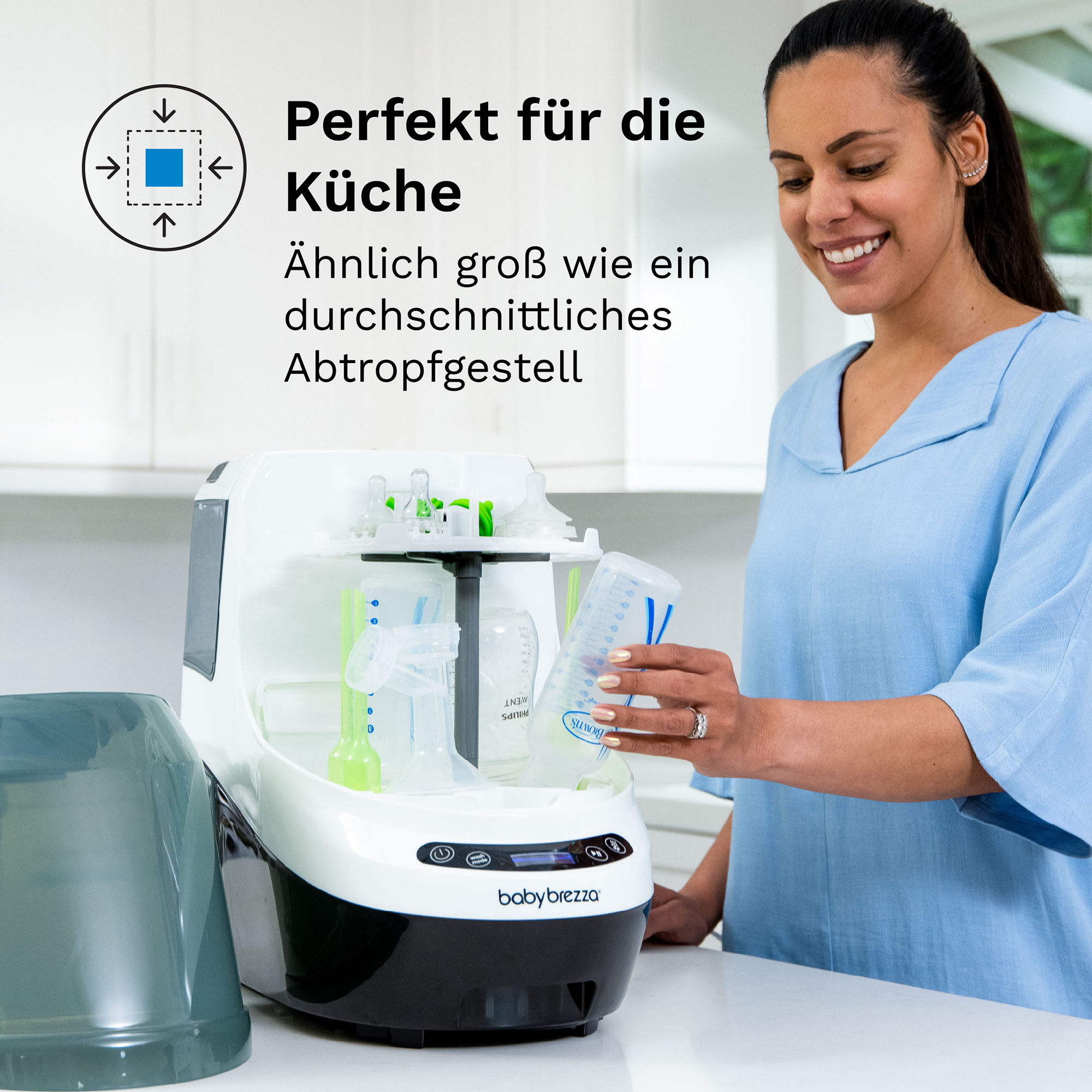 Vaporisatoren, babybrezza, Weiß – Produktansicht