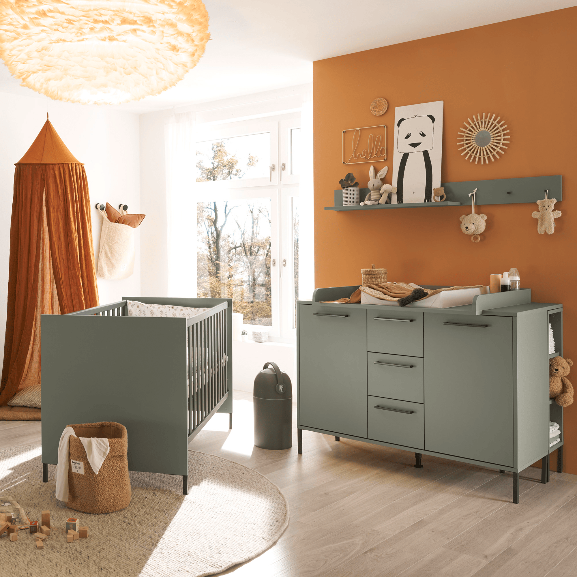 Babyzimmer Sets, Mäusbacher, Grün – Produktansicht