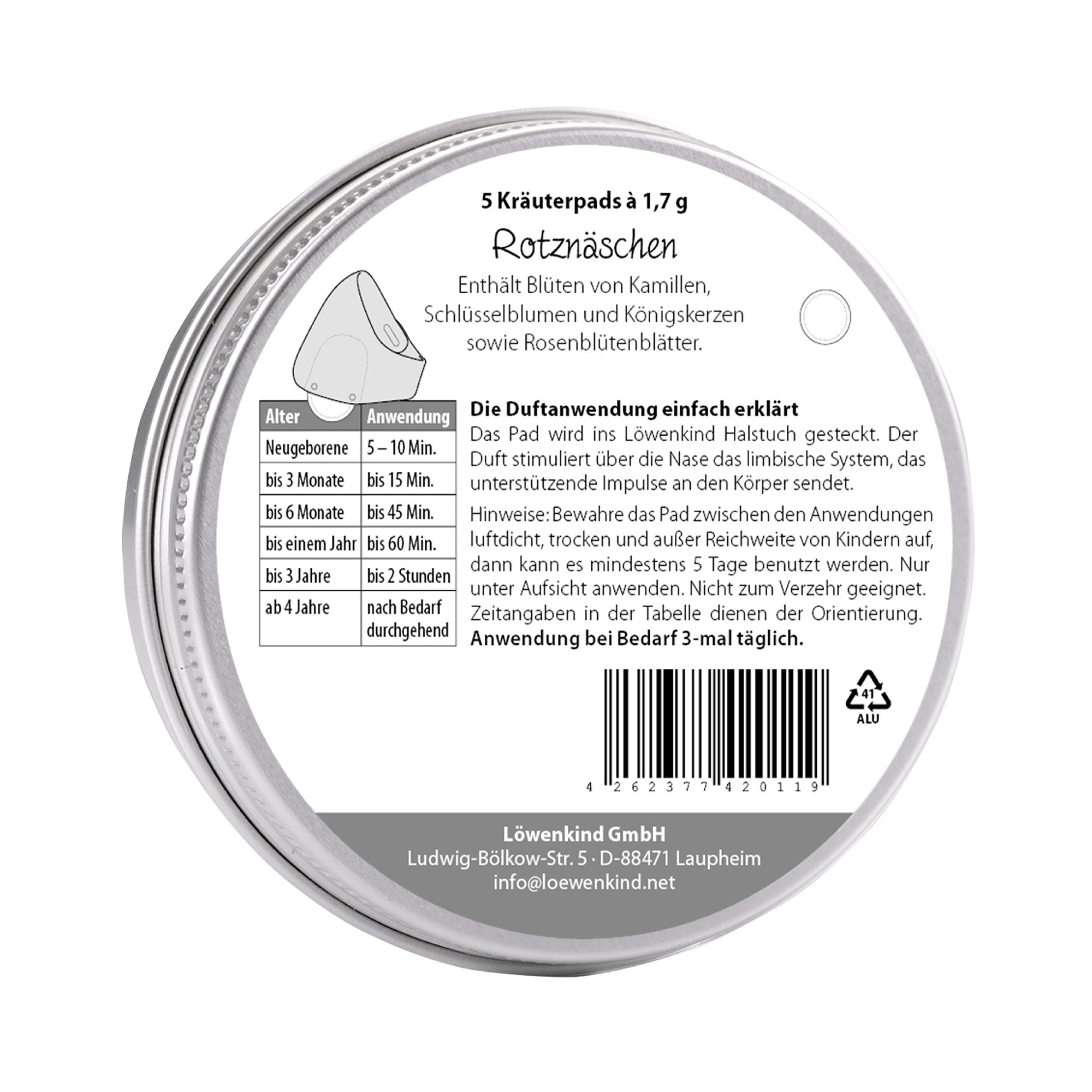 Hausapotheke, Löwenkind, Mehrfarbig – Produktansicht