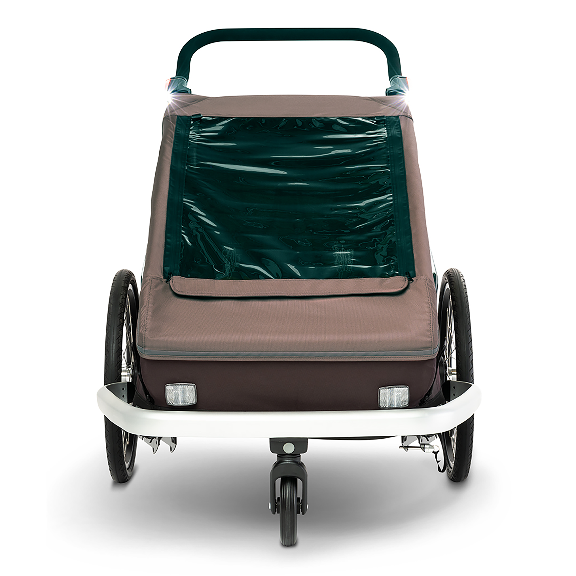 Fahrradanhänger, Croozer, Rot – Produktansicht