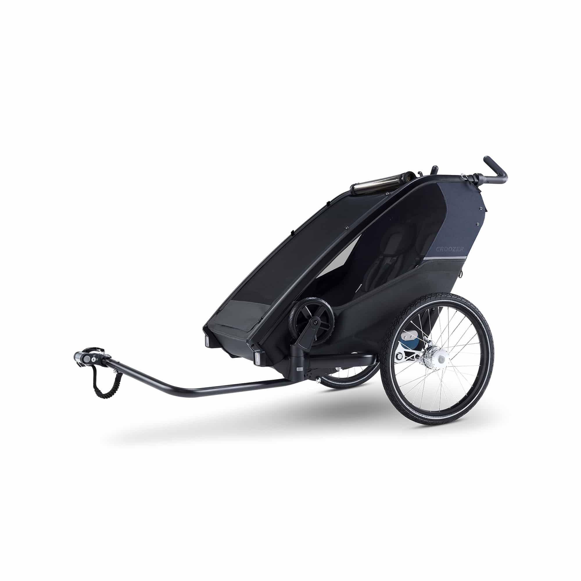 Fahrradanhänger, Croozer, Blau – Produktansicht