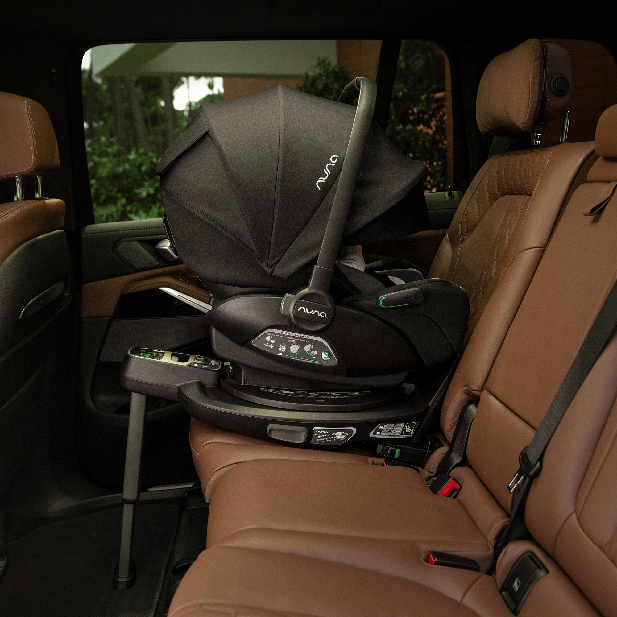 Isofix Stationen, nuna, Schwarz – Produktansicht