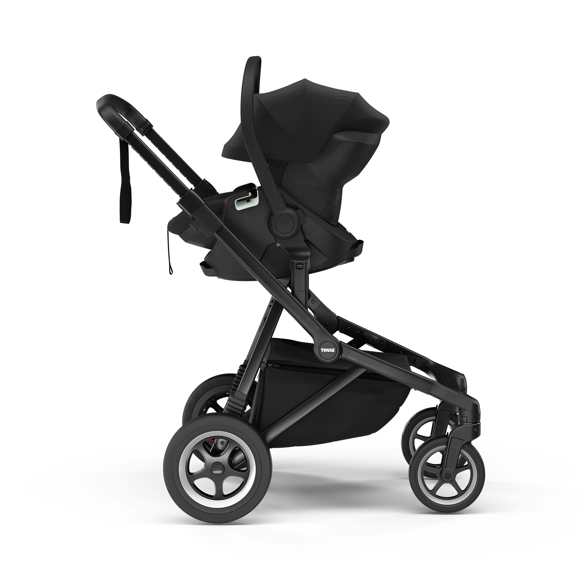 Babyschalen 0-13 kg, Gruppe 0+, THULE, Schwarz – Produktansicht
