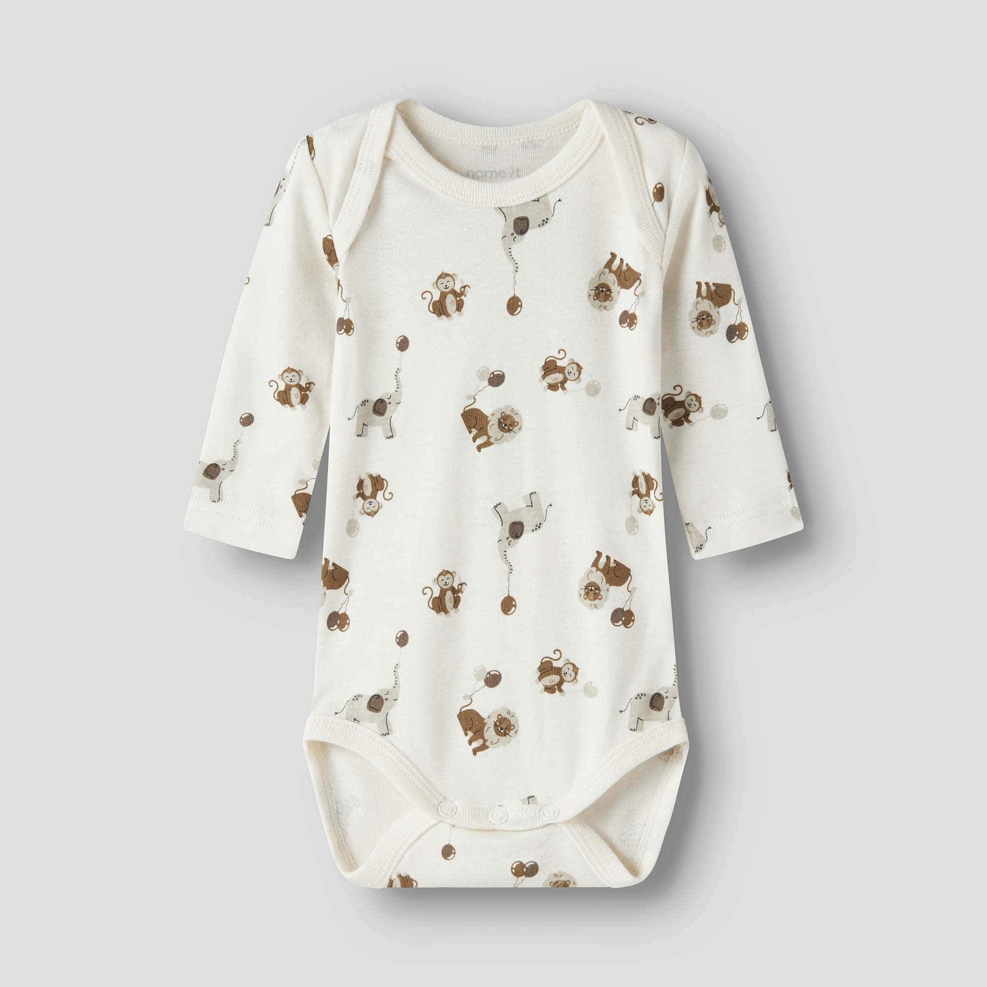 Langarmbodys, name it, Beige – Produktansicht