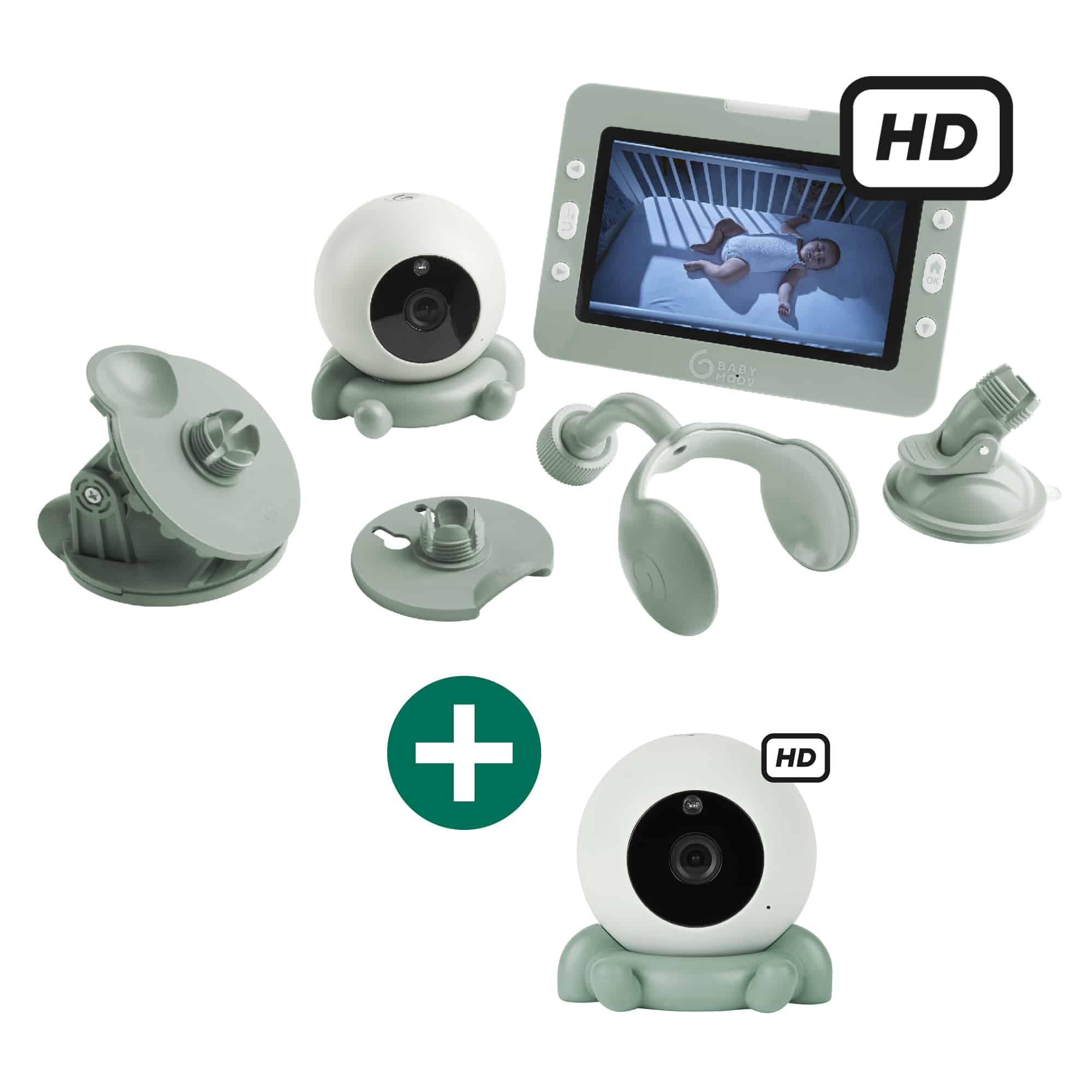 Video Babyphone, babymoov, Weiß – Produktansicht