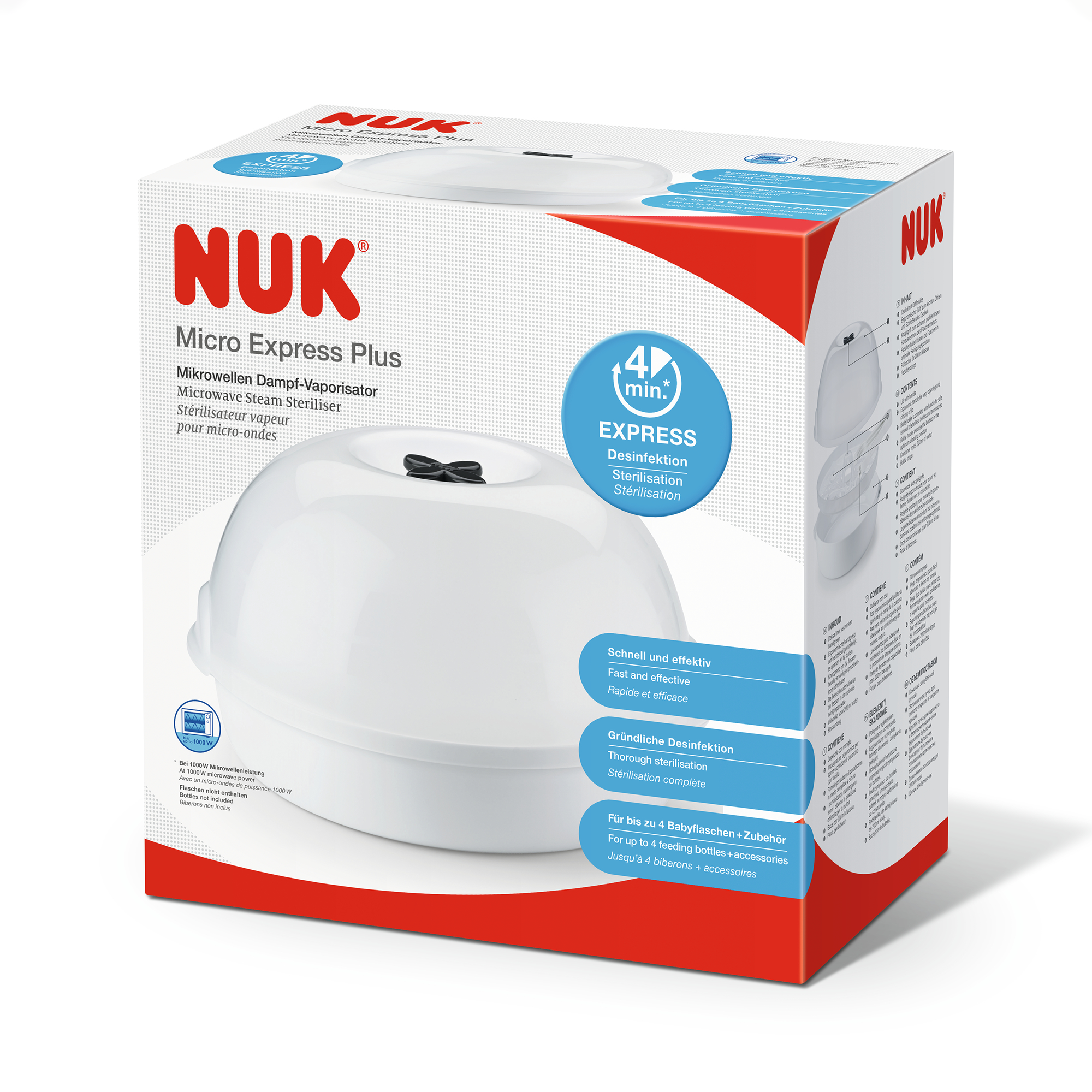 Vaporisatoren, NUK, Weiß – Produktansicht