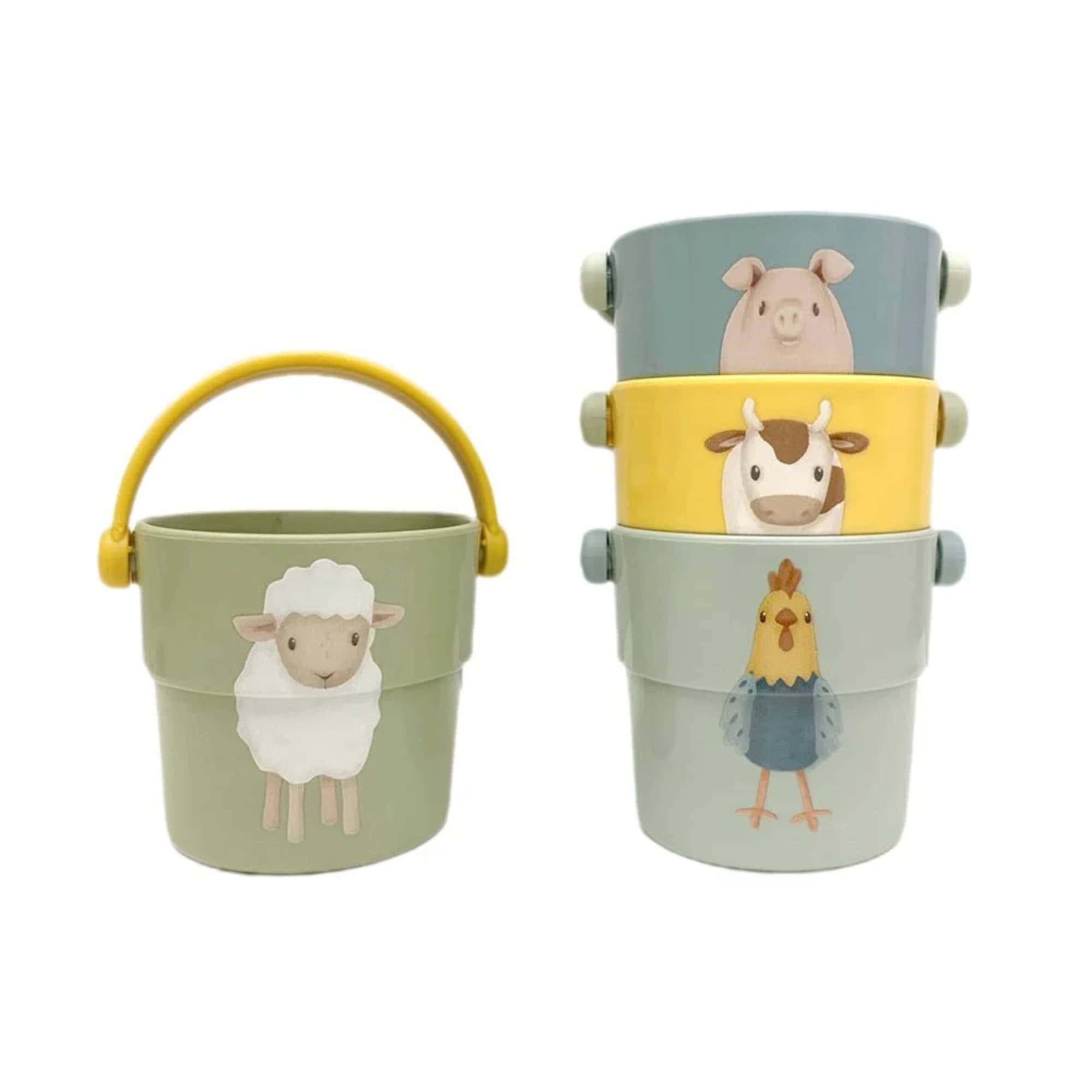 Stapelbecher, LITTLE DUTCH, Grün – Produktansicht