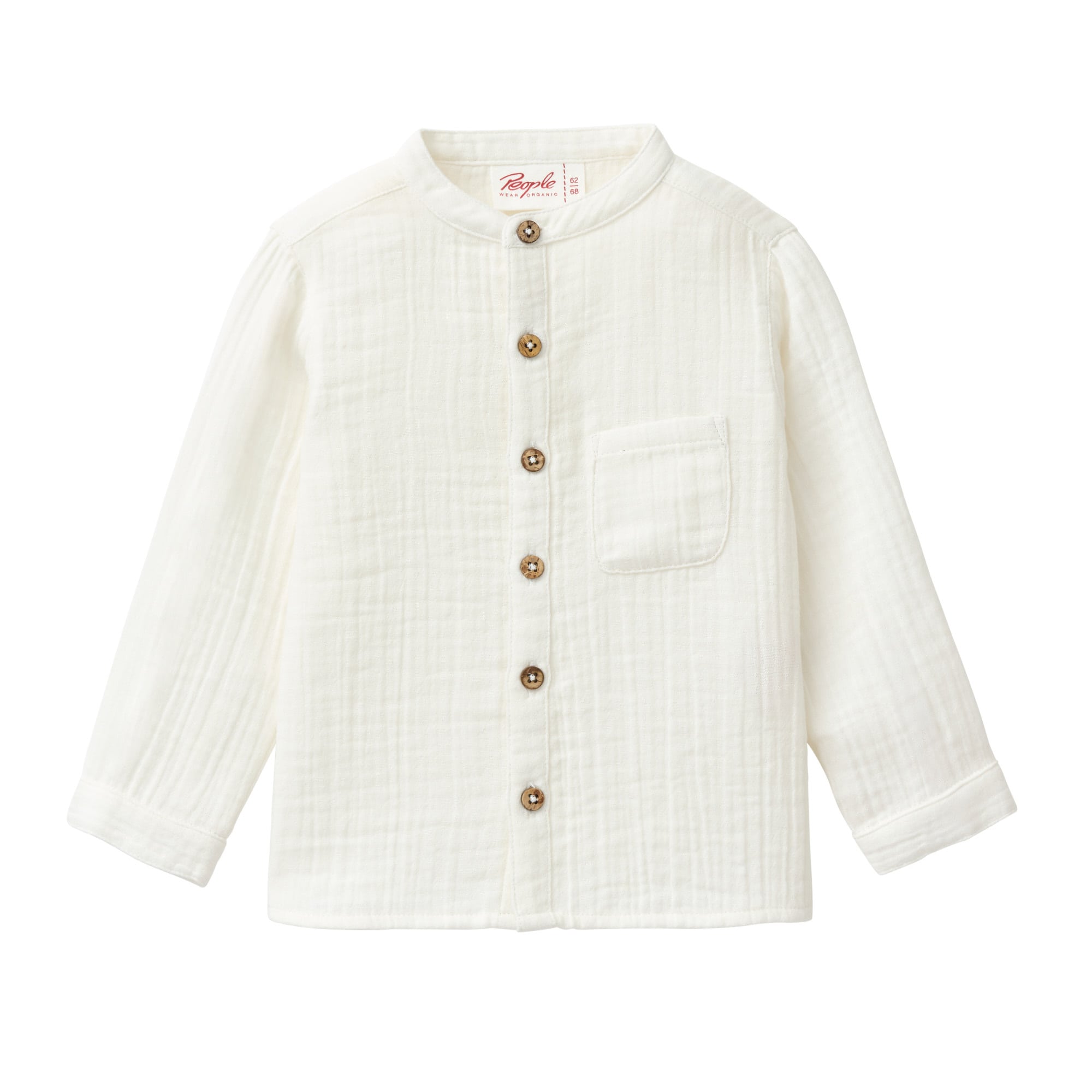Hemden & Blusen, People Wear Organic, Weiß – Produktansicht