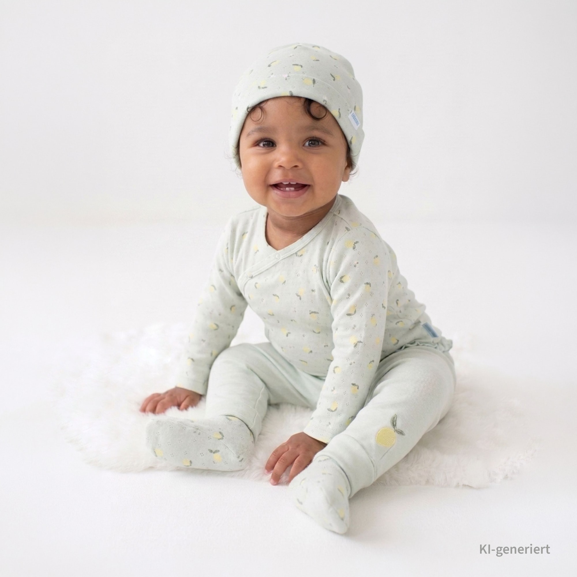 Wickelshirt, LITTLE ONE, Grün – Produktansicht