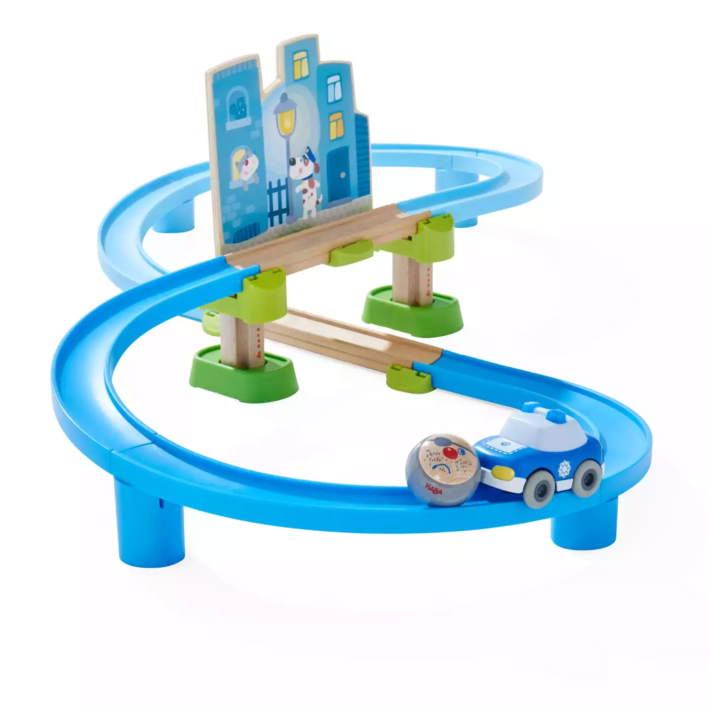 Holzspielzeug, HABA, Blau – Produktansicht