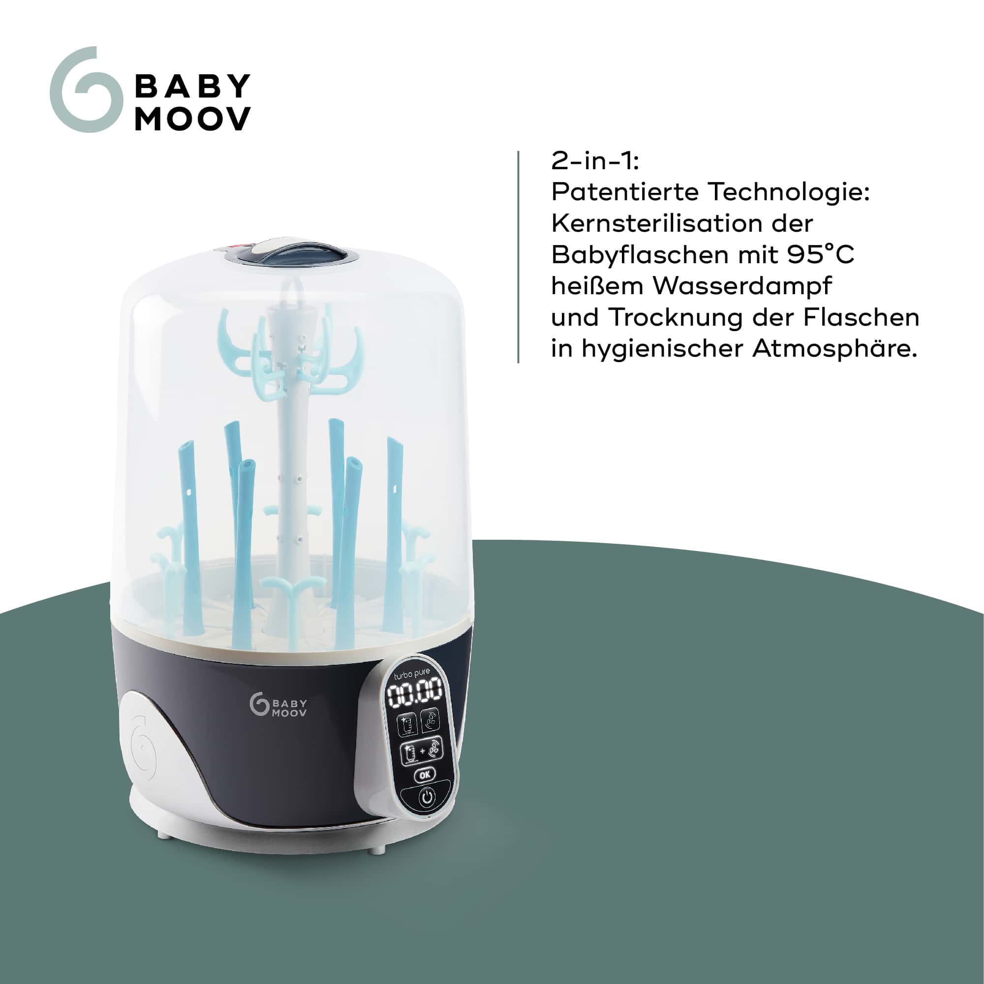Vaporisatoren, babymoov, Blau – Produktansicht