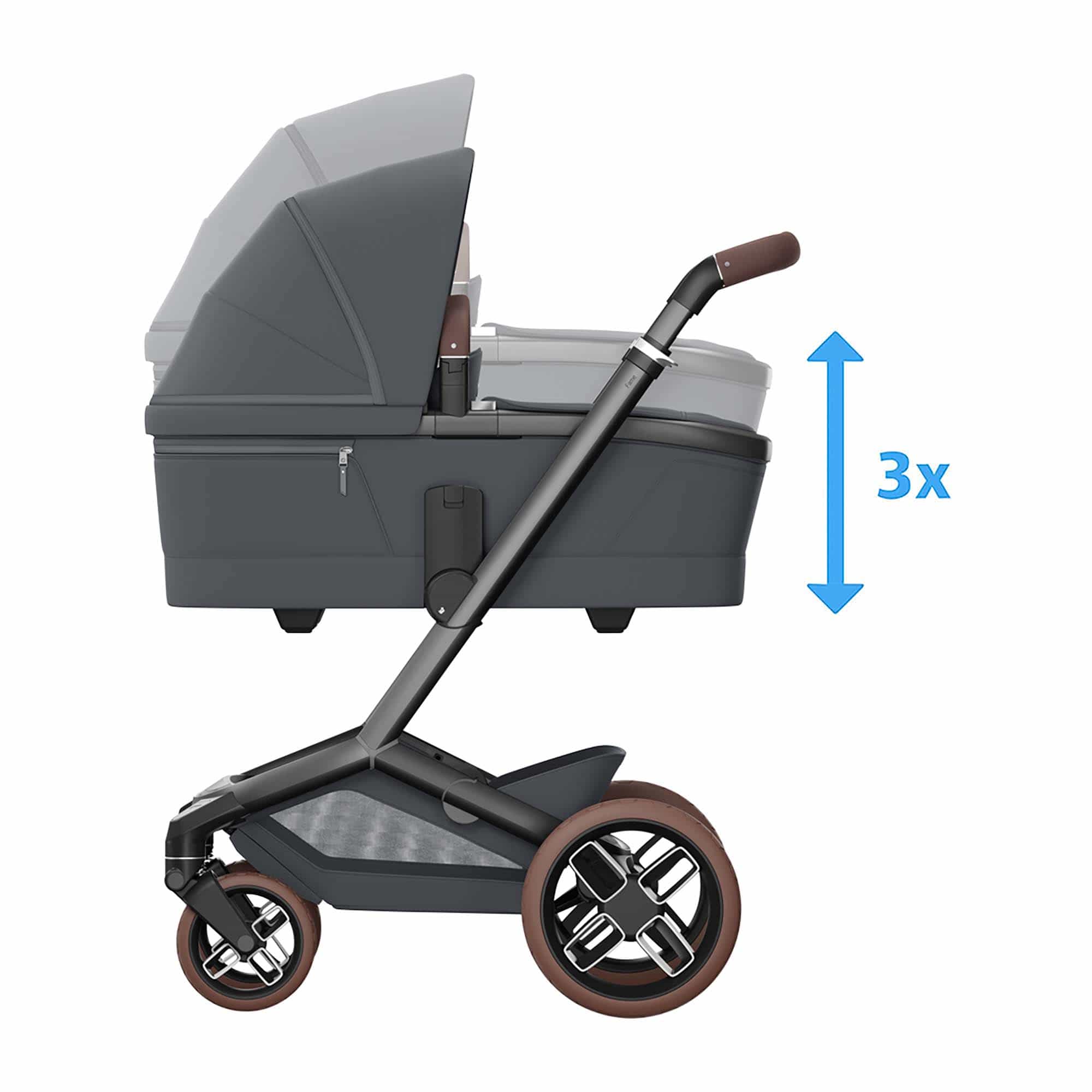 Tragewannen, MAXI-COSI Premium, Grau – Produktansicht