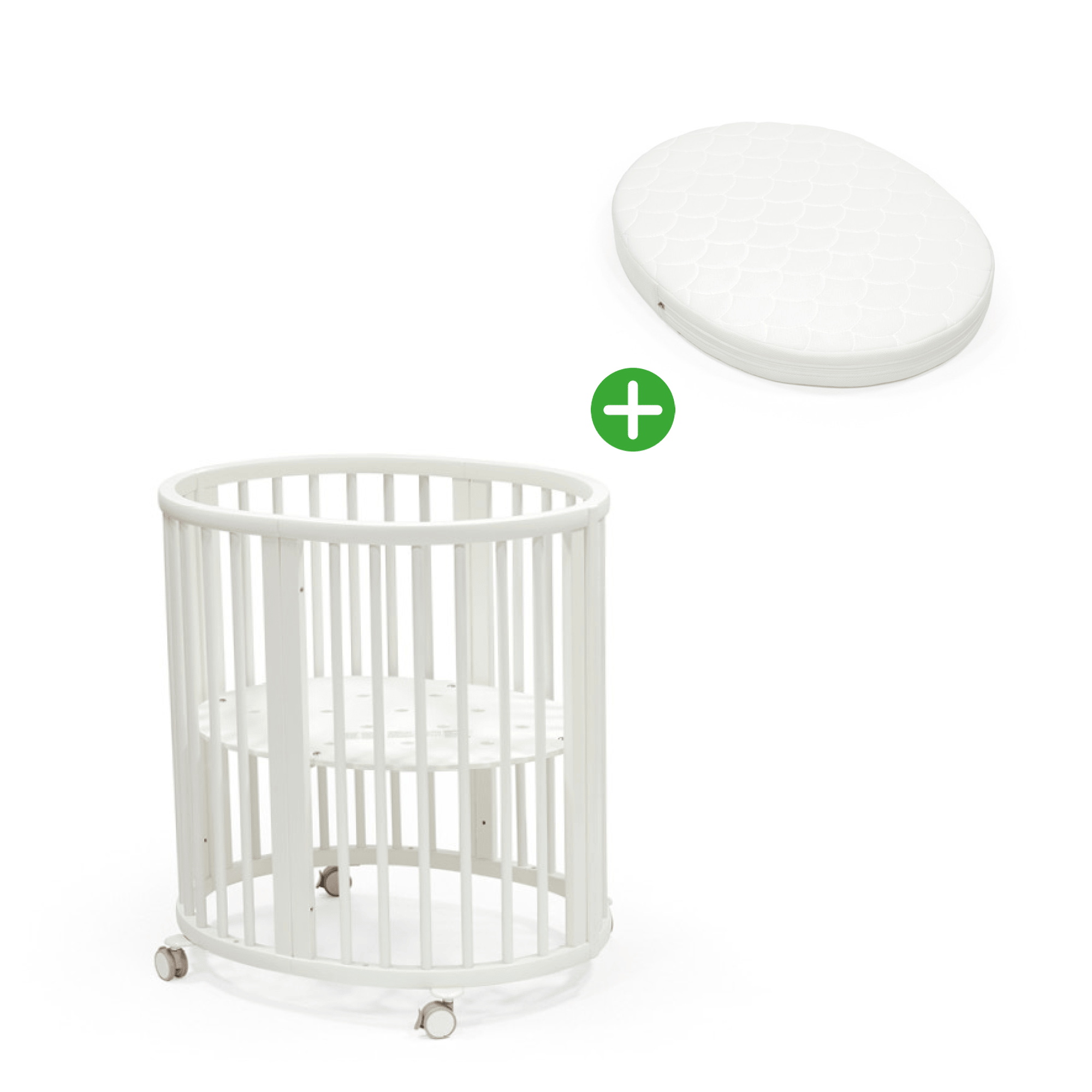 Set Sleepi™ Mini V3 Weiß mit Matratze STOKKE Weiß 9000000000385 1