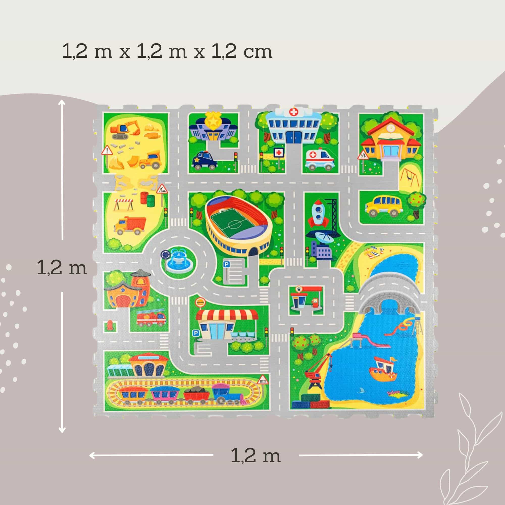 Puzzlematten, Hakuna matte, Grün – Produktansicht