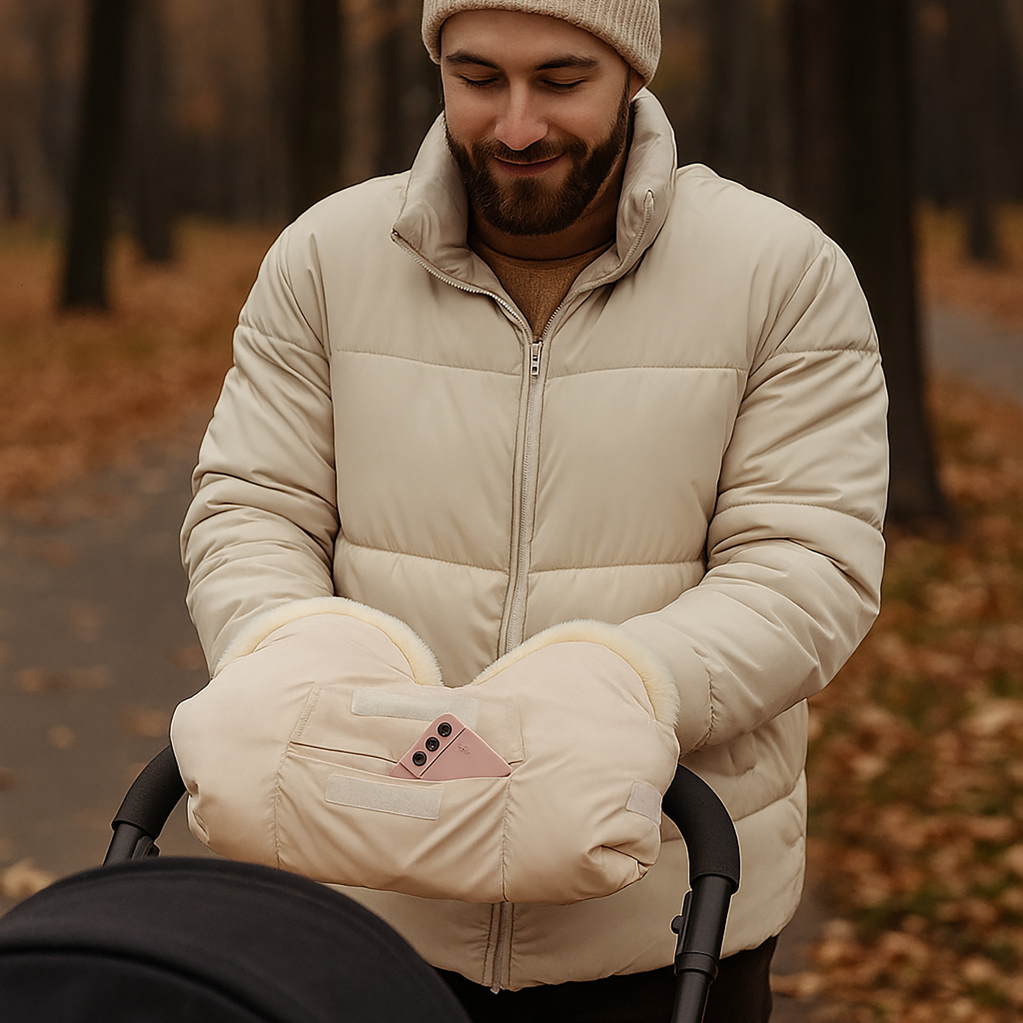 Handwärmer, KAISER, Beige – Produktansicht