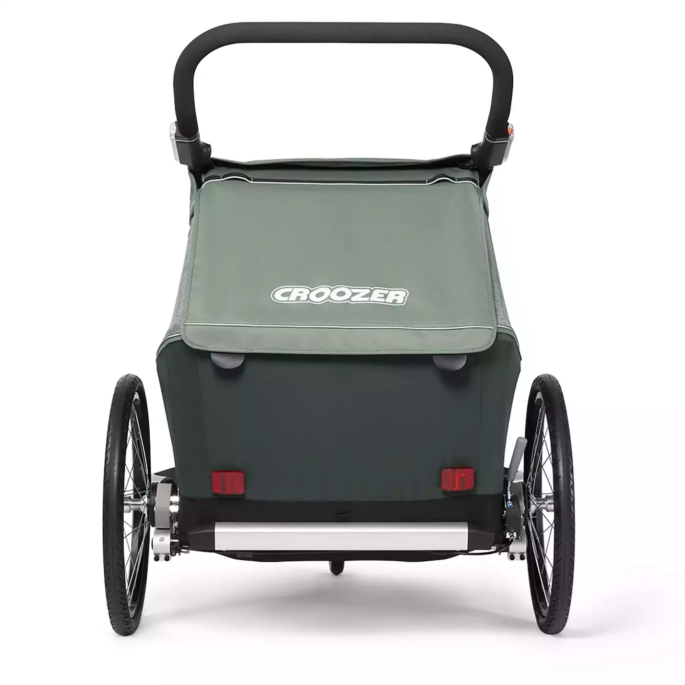 Fahrradanhänger, Croozer, Grün – Produktansicht