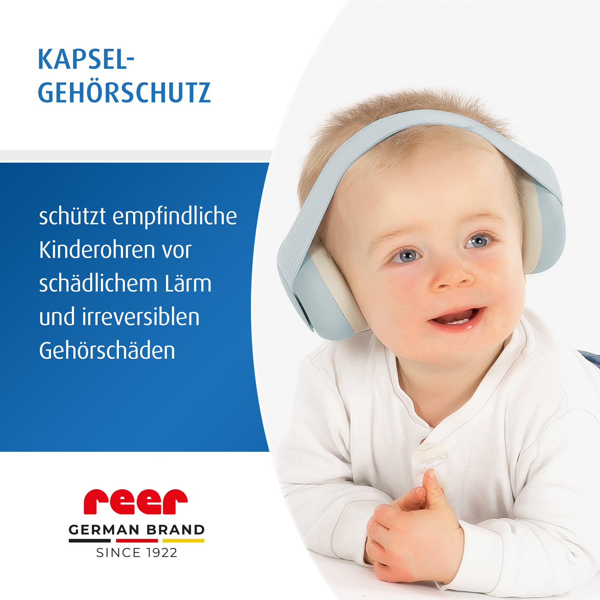 Gehörschutz, reer, Blau – Produktansicht