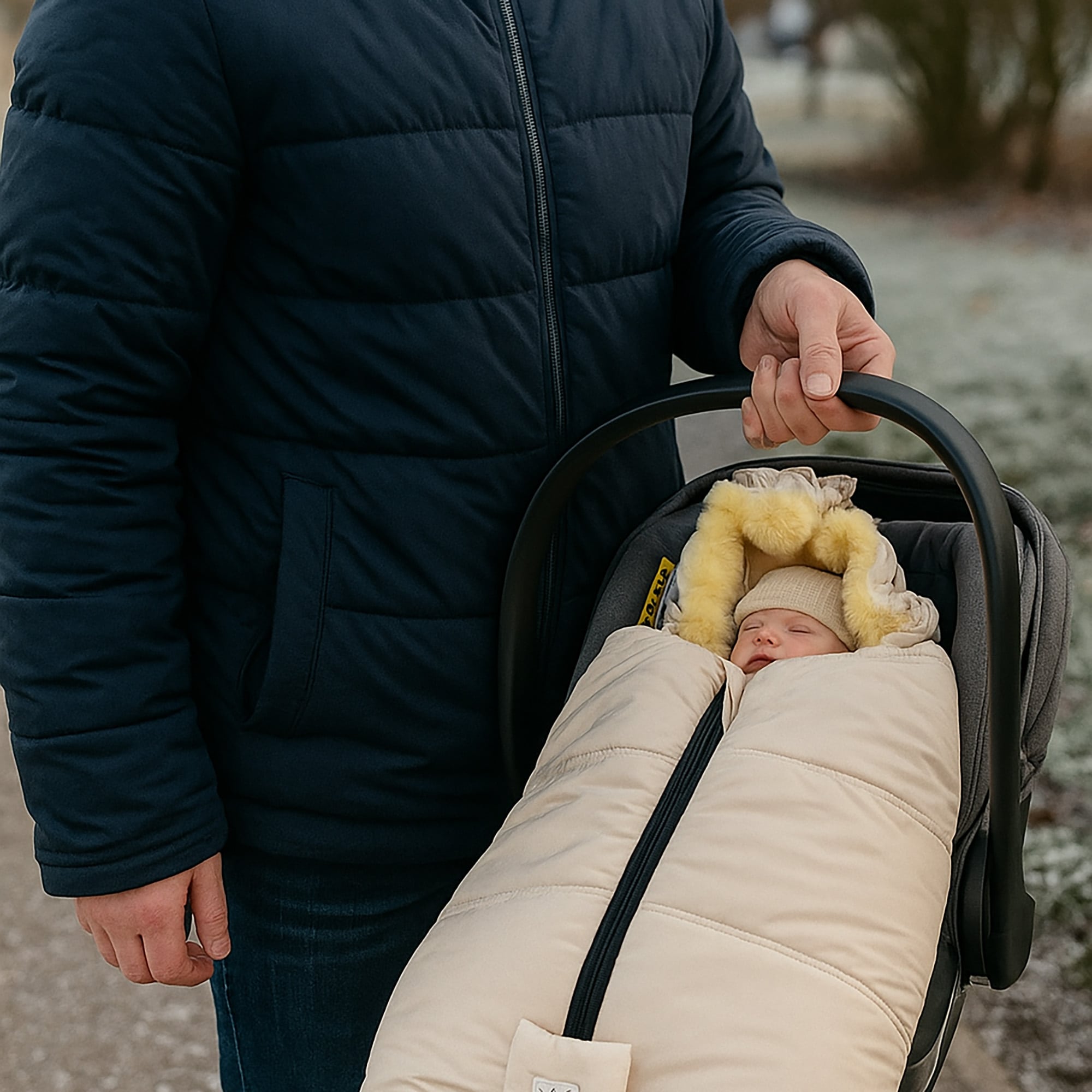Fußsäcke & Decken, KAISER, Beige – Produktansicht