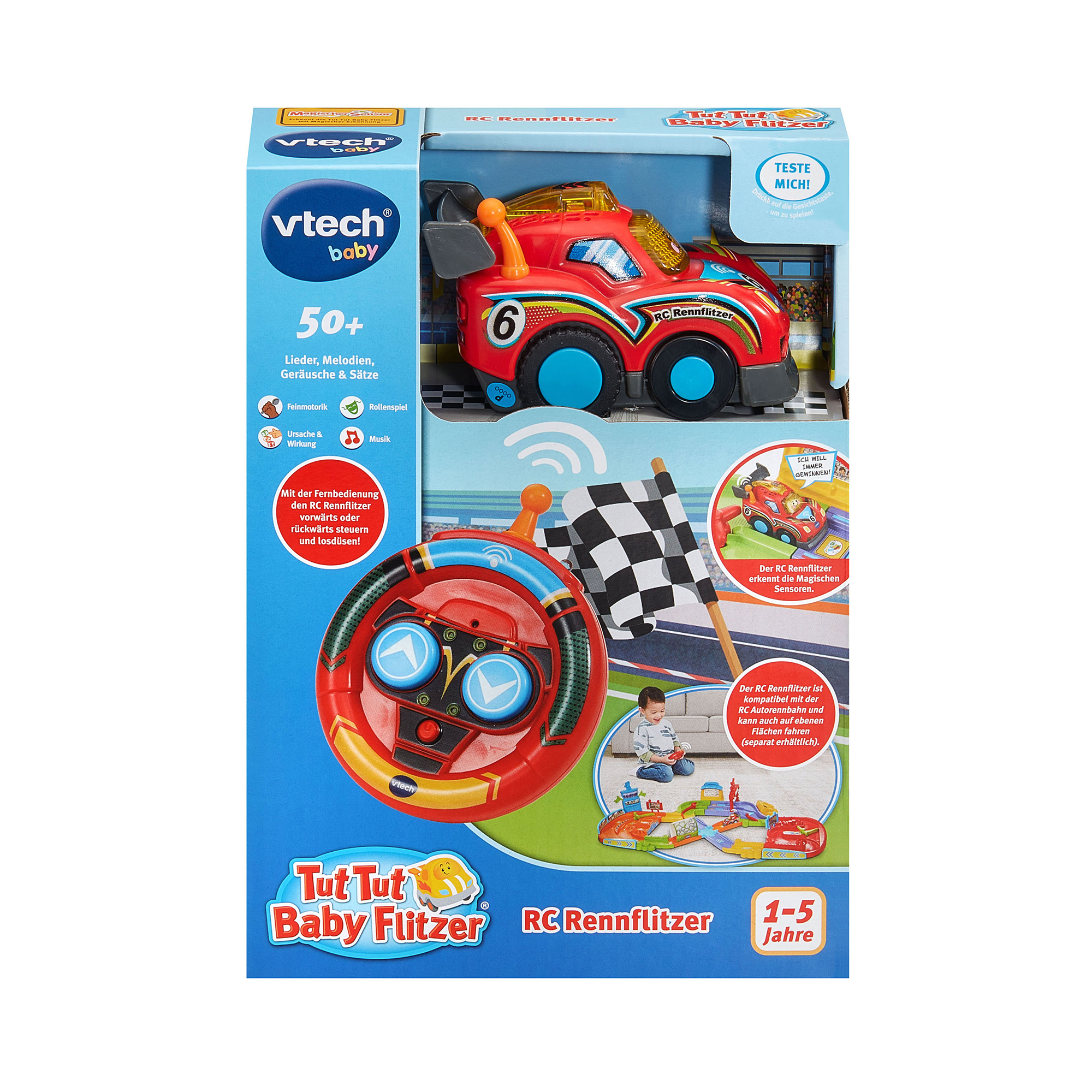 Spielzeugautos, vtech, Rot – Produktansicht