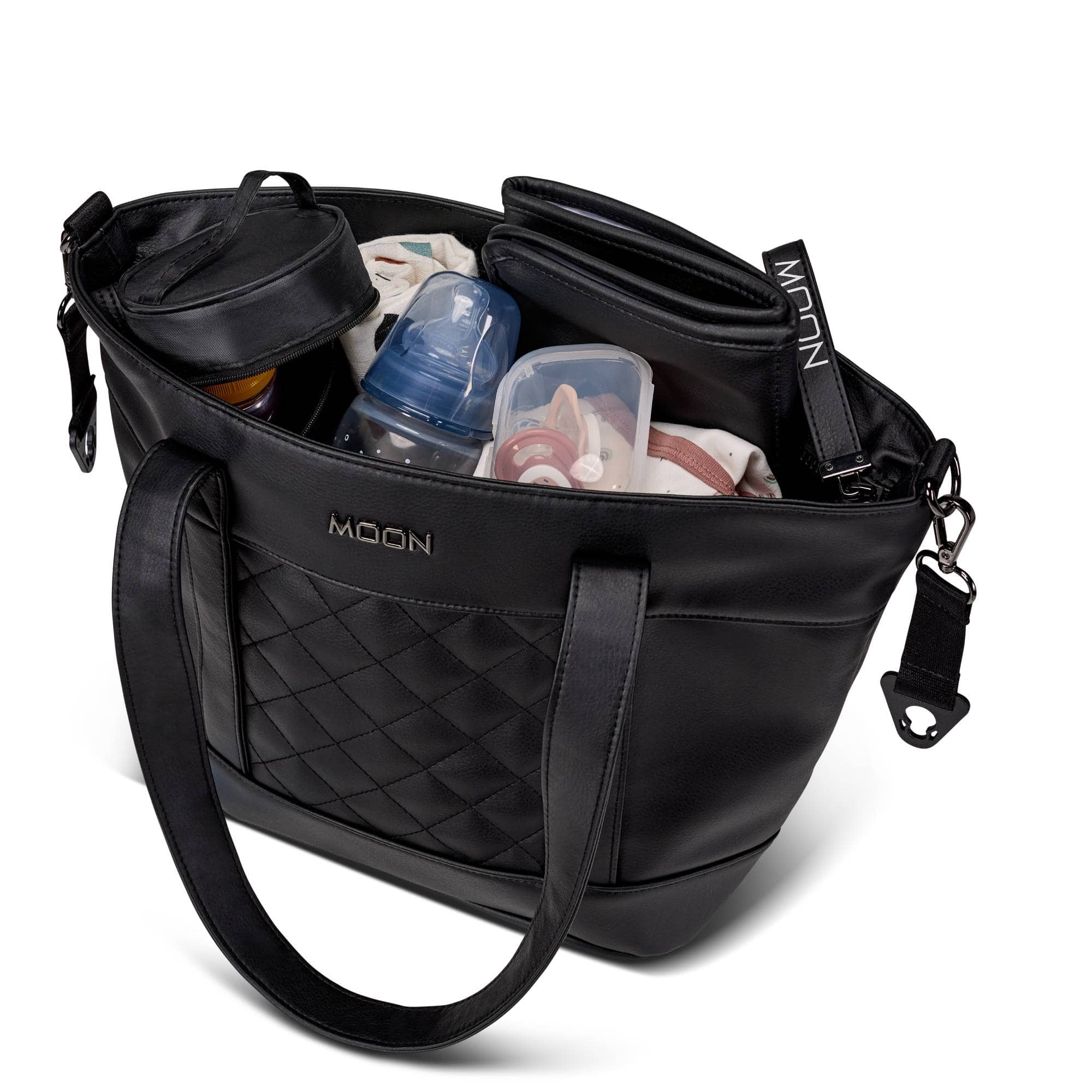 Wickeltaschen, MOON, Schwarz – Produktansicht