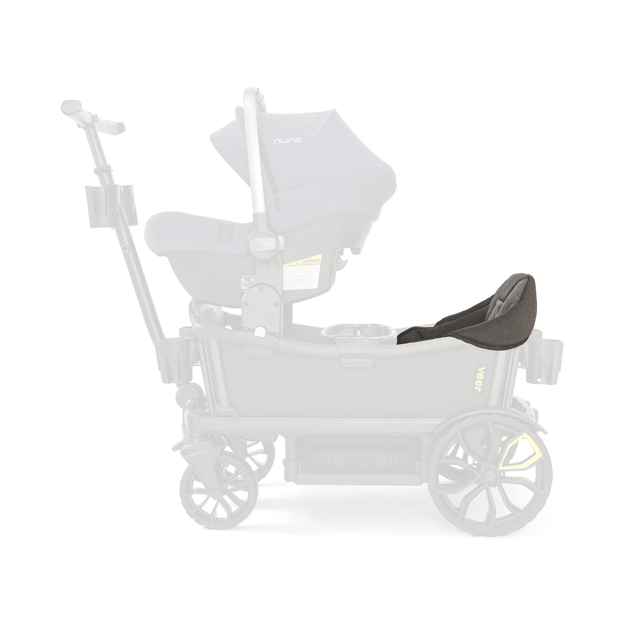Bollerwagen, VEER, Grau – Produktansicht