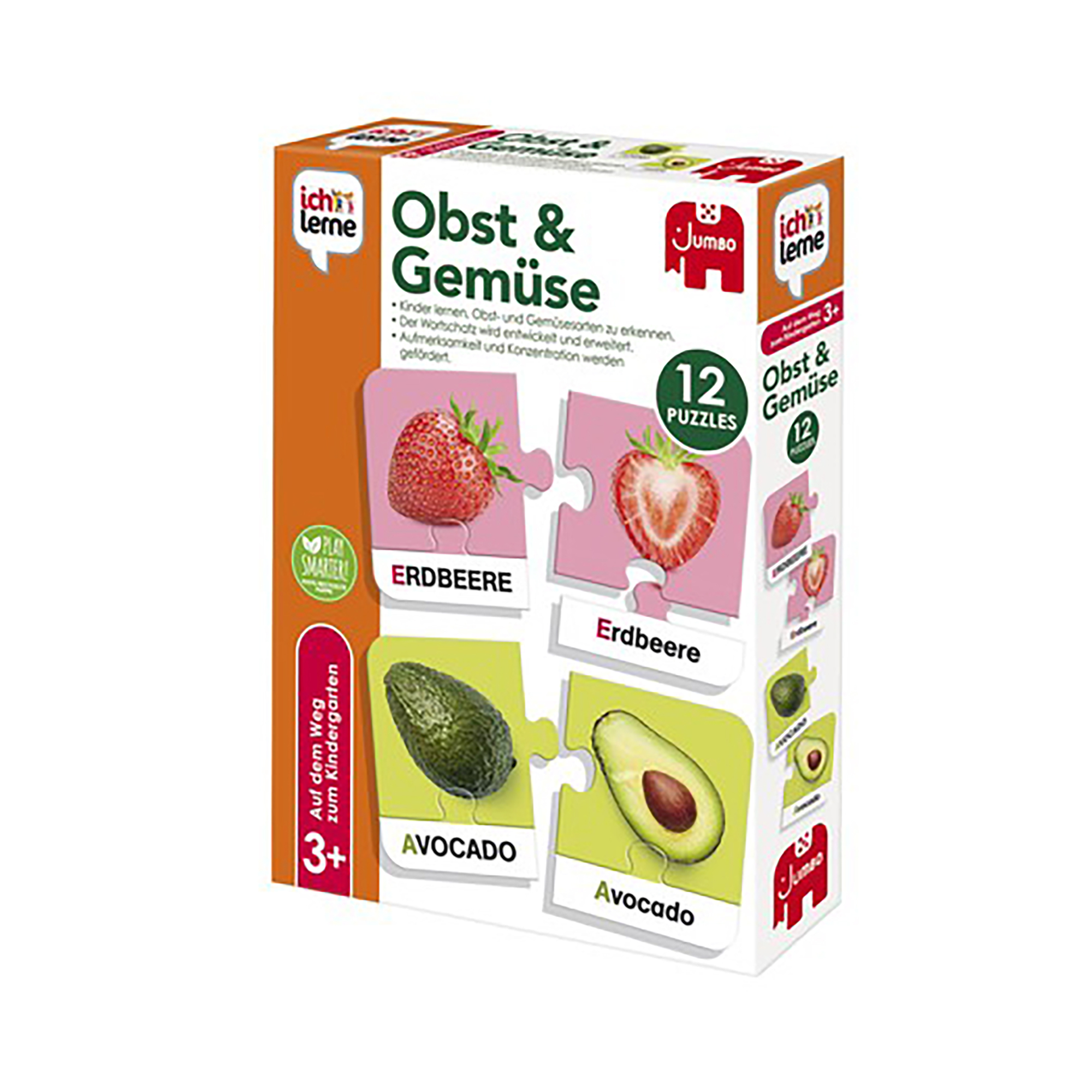 Kinderspiele, JUMBO, Orange – Produktansicht