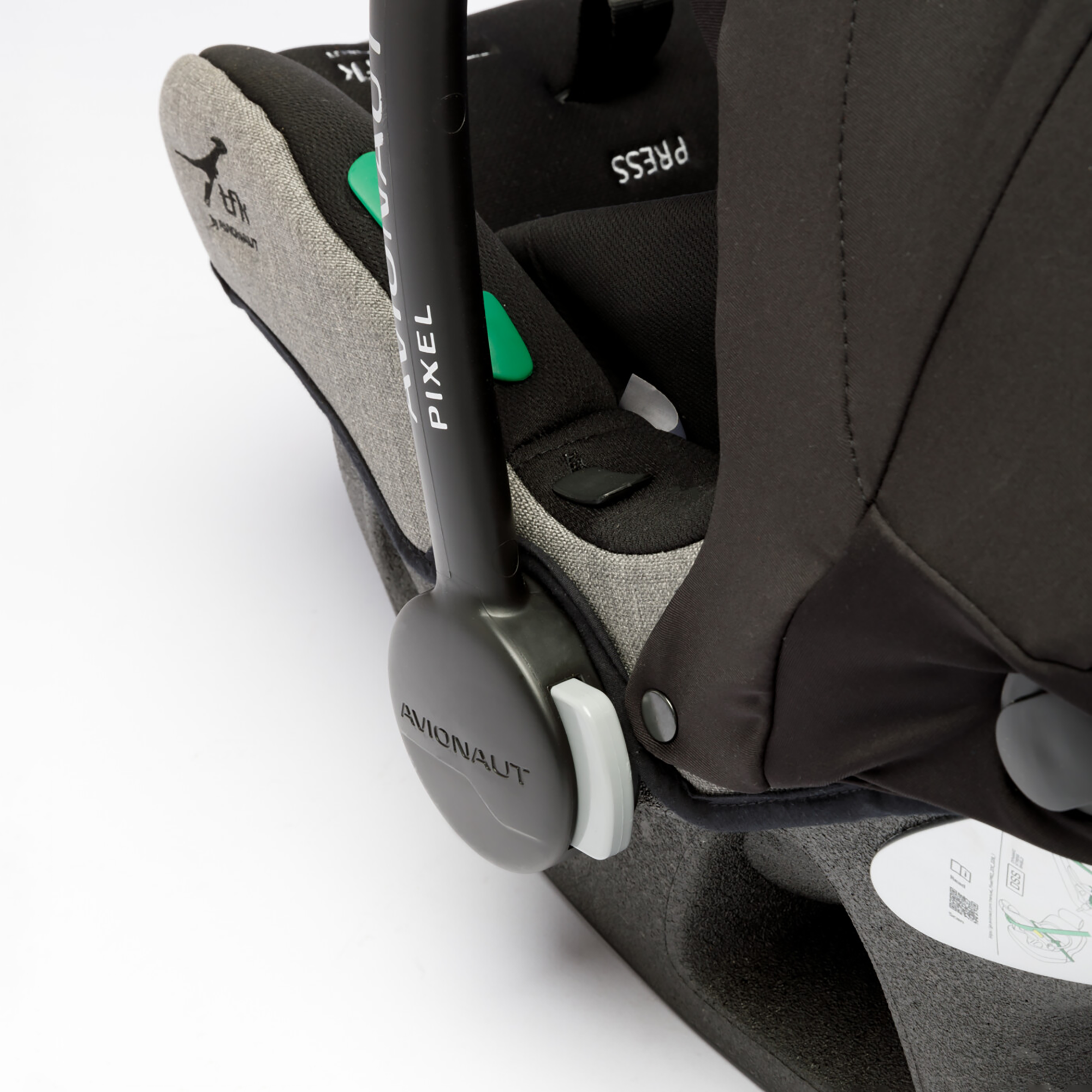 Babyschalen 0-13 kg, Gruppe 0+, tfk, Grau – Produktansicht