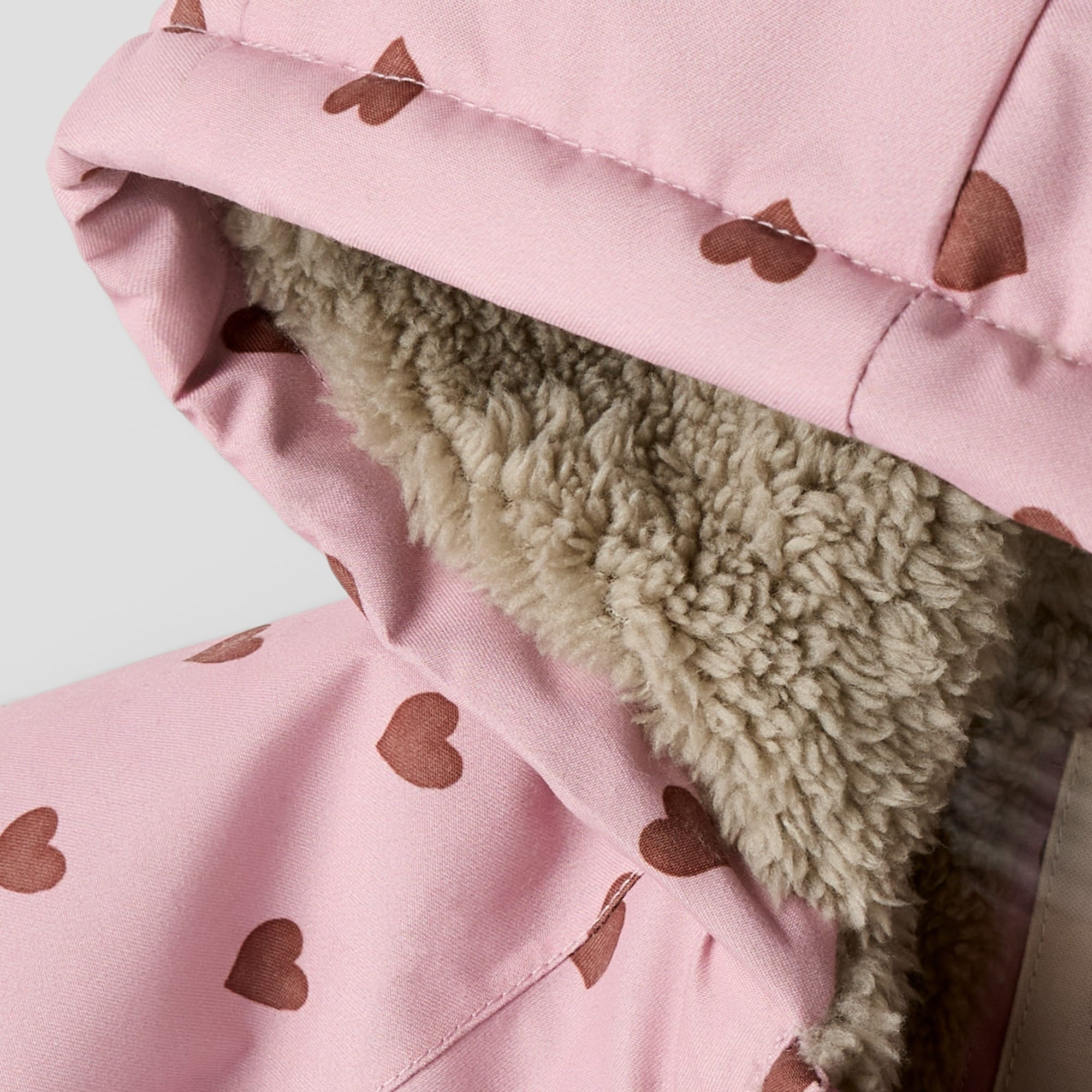 Winterjacken, Lil' Atelier, Pink – Produktansicht