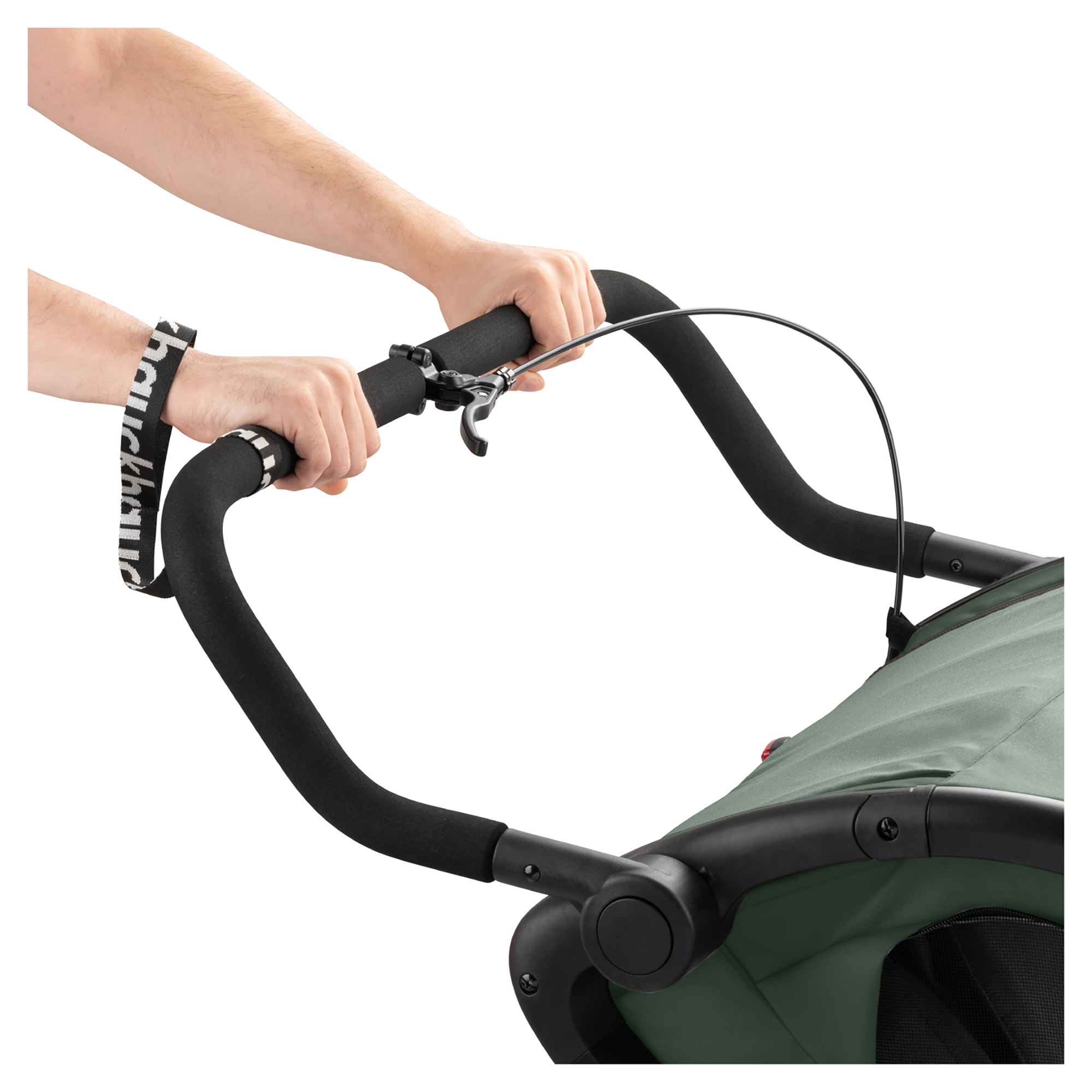 Fahrradanhänger, hauck, Grün – Produktansicht