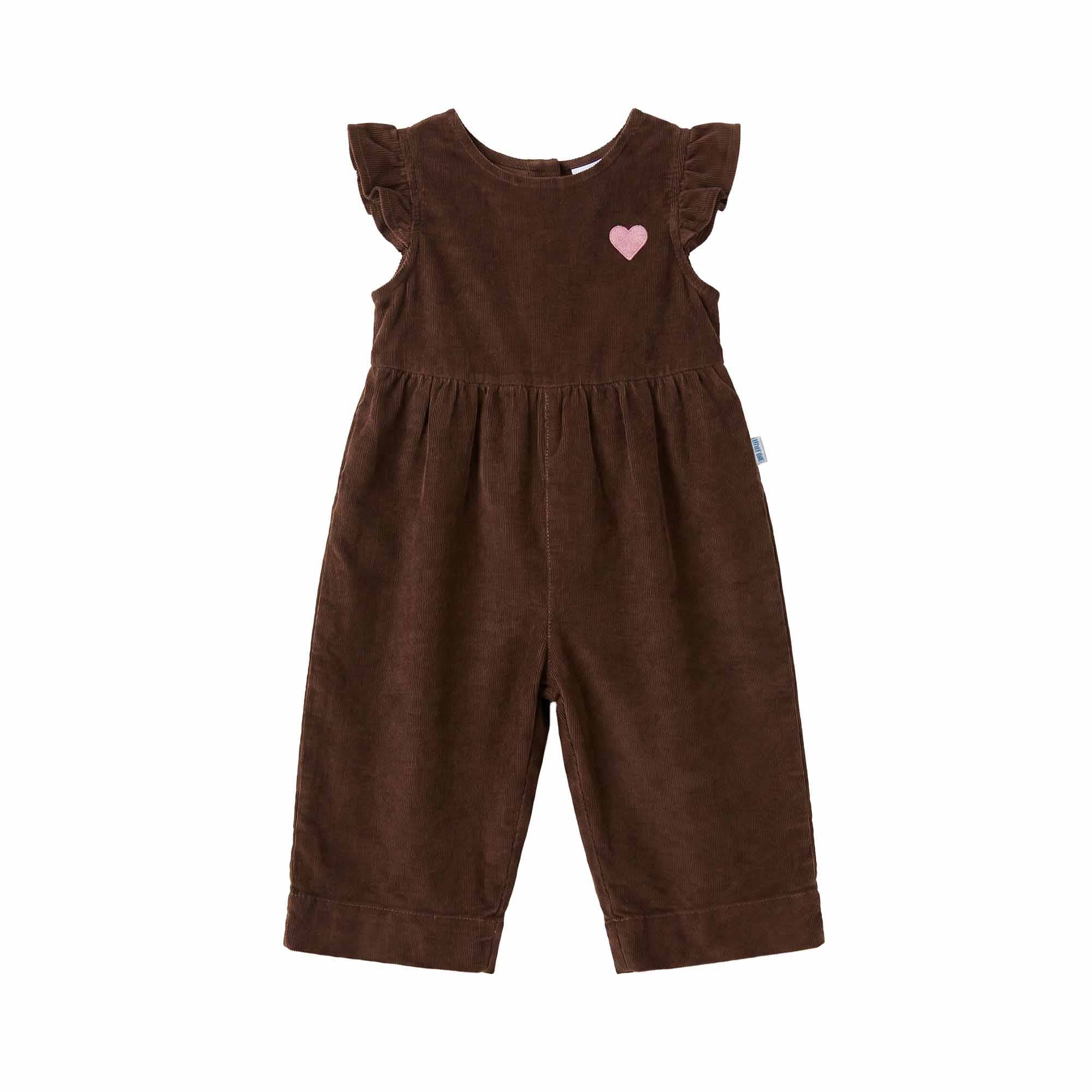 Overalls, LITTLE ONE, Braun – Besonderheit: aus 100% Baumwolle