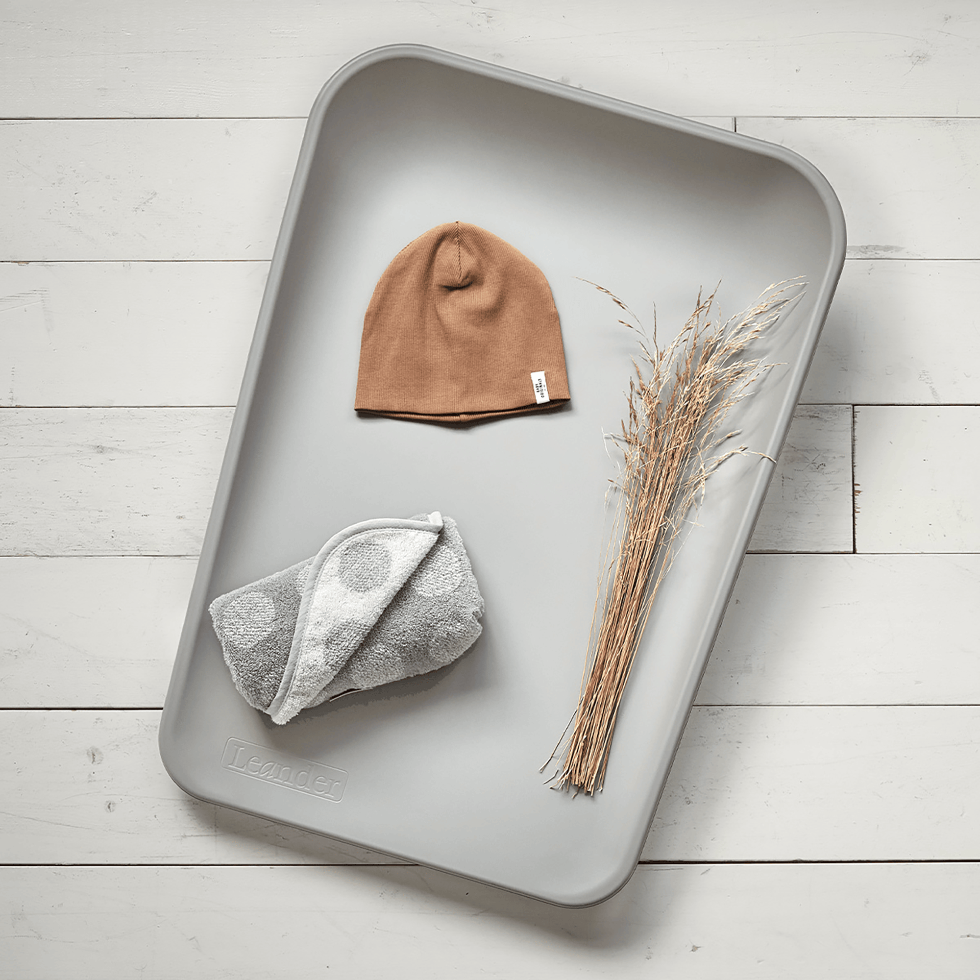 Wickelunterlagen, Leander, Grau – Produktansicht