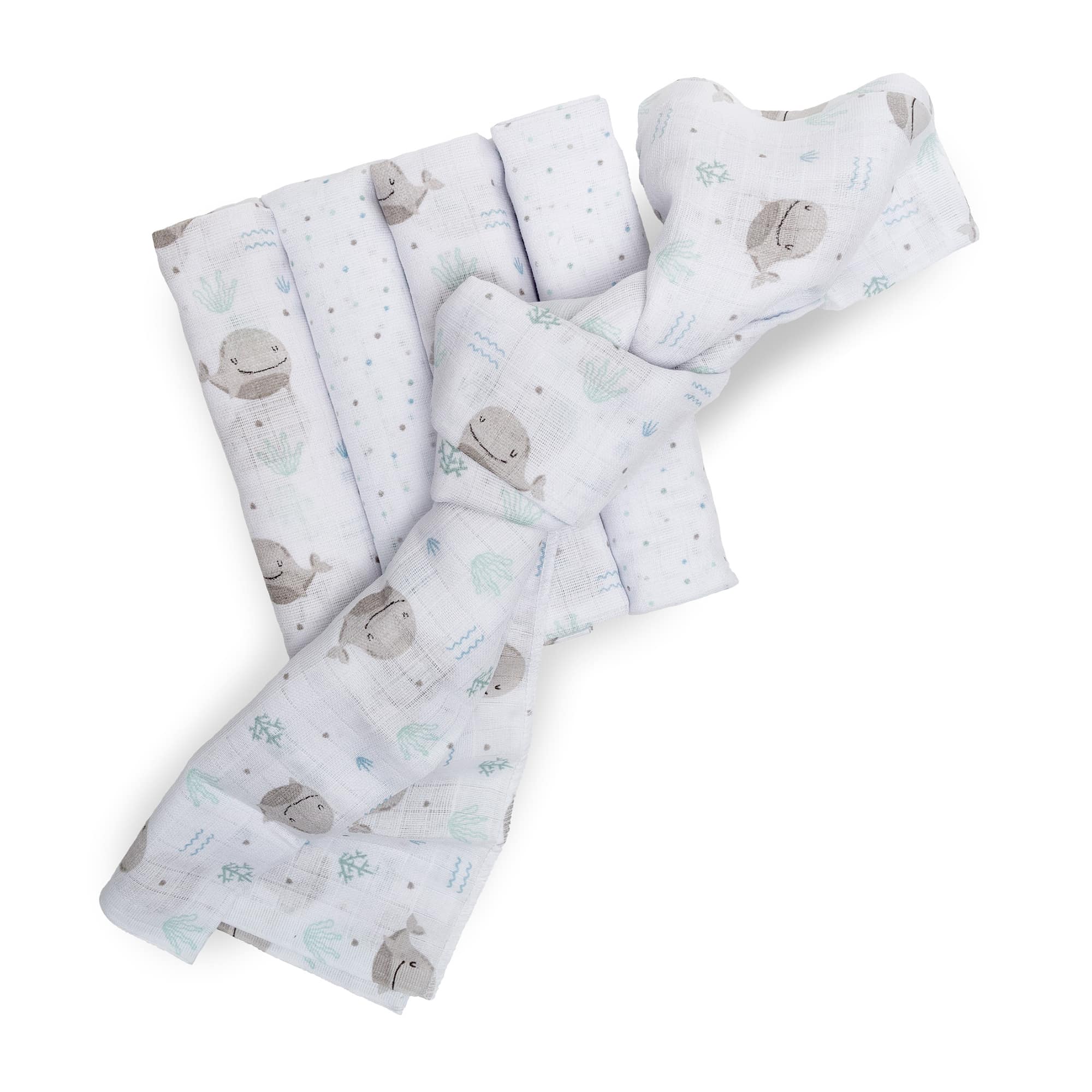 Mullwindeln, LITTLE ONE, Weiß – Produktansicht