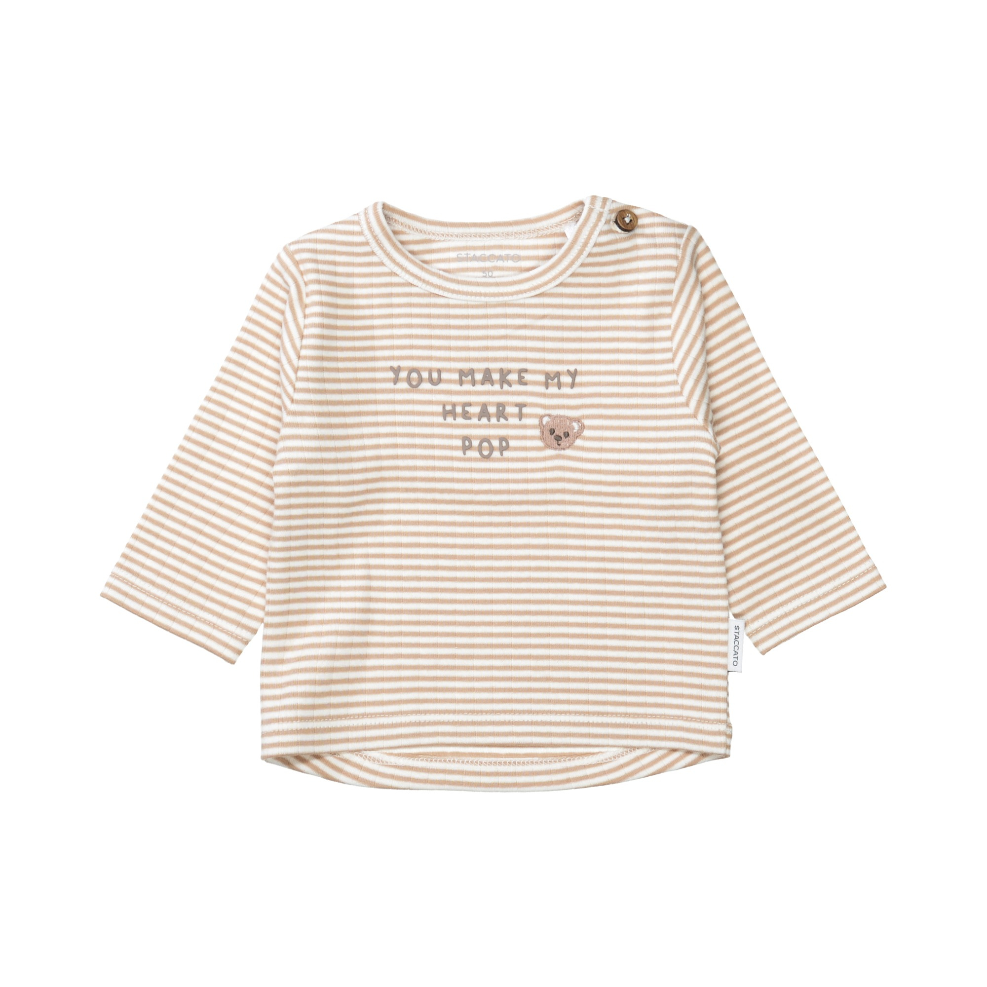 Langarmshirts, STACCATO, Beige – Produktansicht