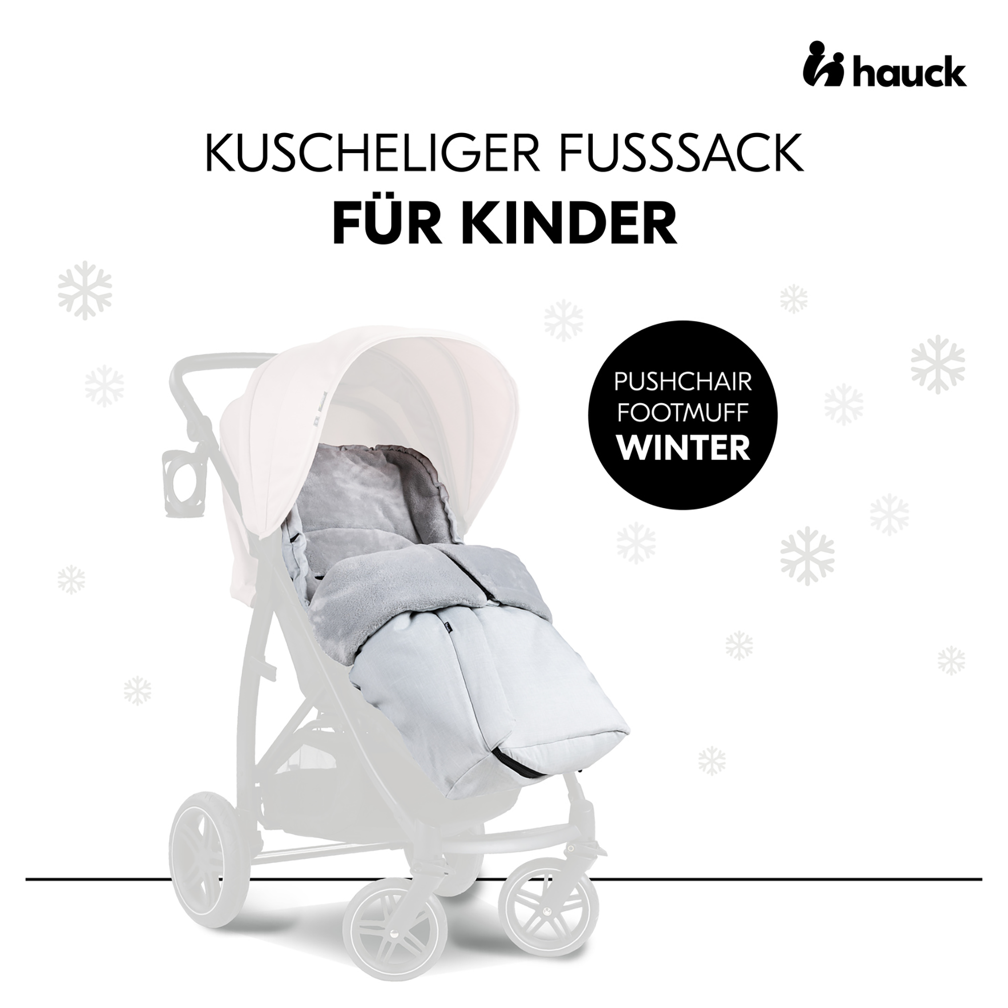 Fußsäcke & Decken, hauck, Grau – Produktansicht