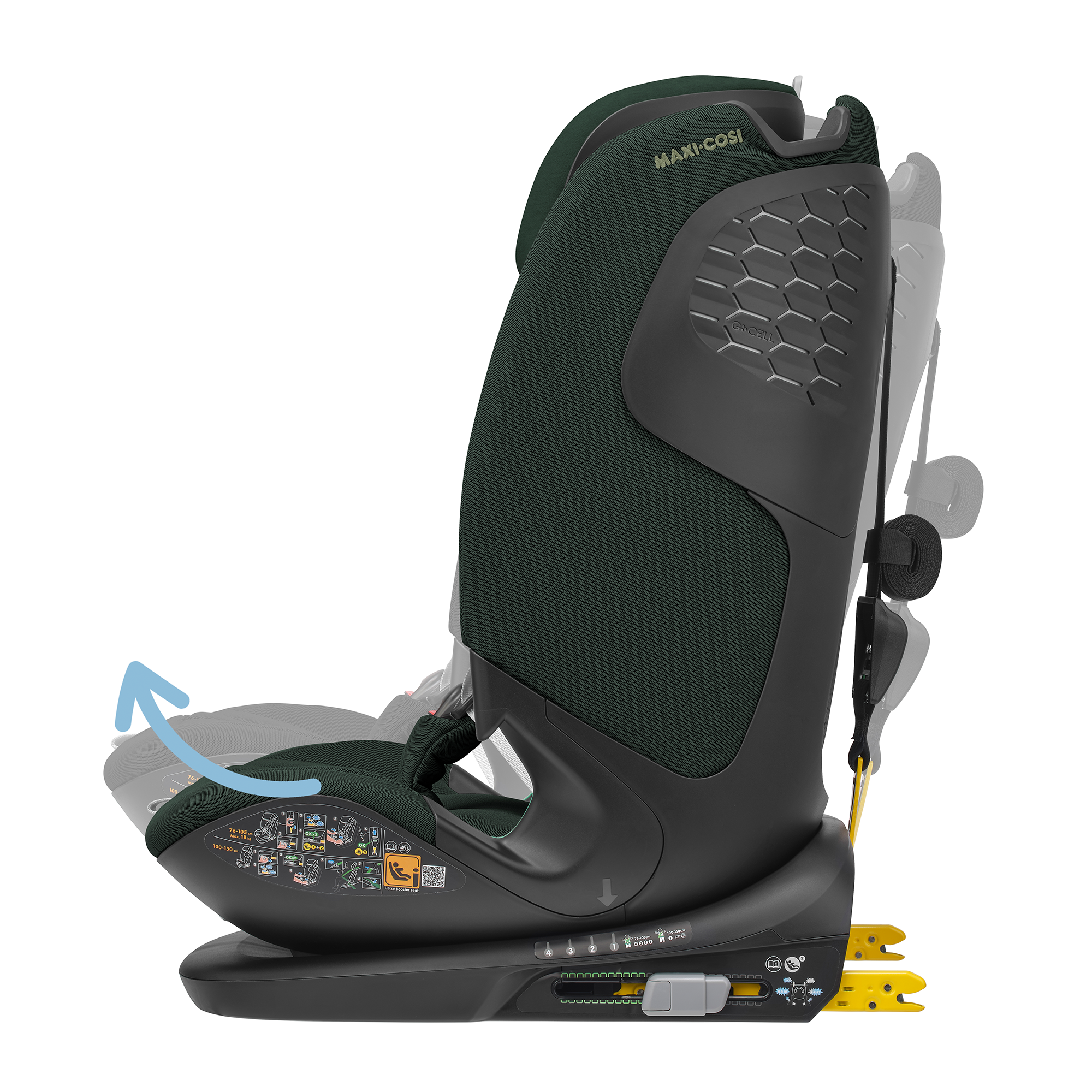 Kindersitze 9-36 kg, Gruppe 1/2/3, MAXI-COSI, Grün – Produktansicht